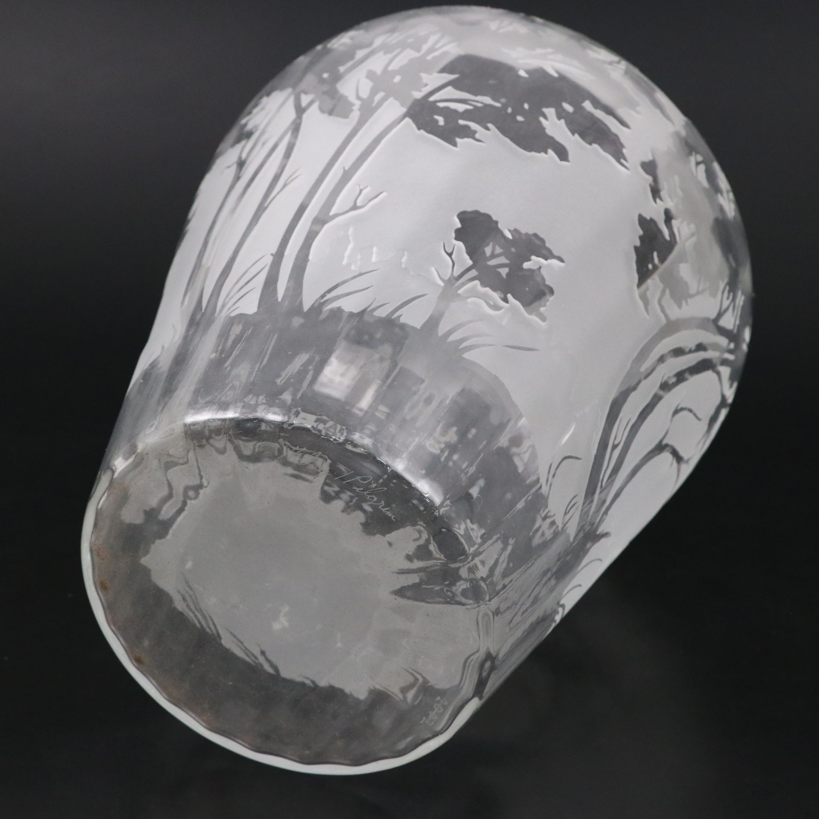 Pilgrim Cameo Glass Vase, 2002