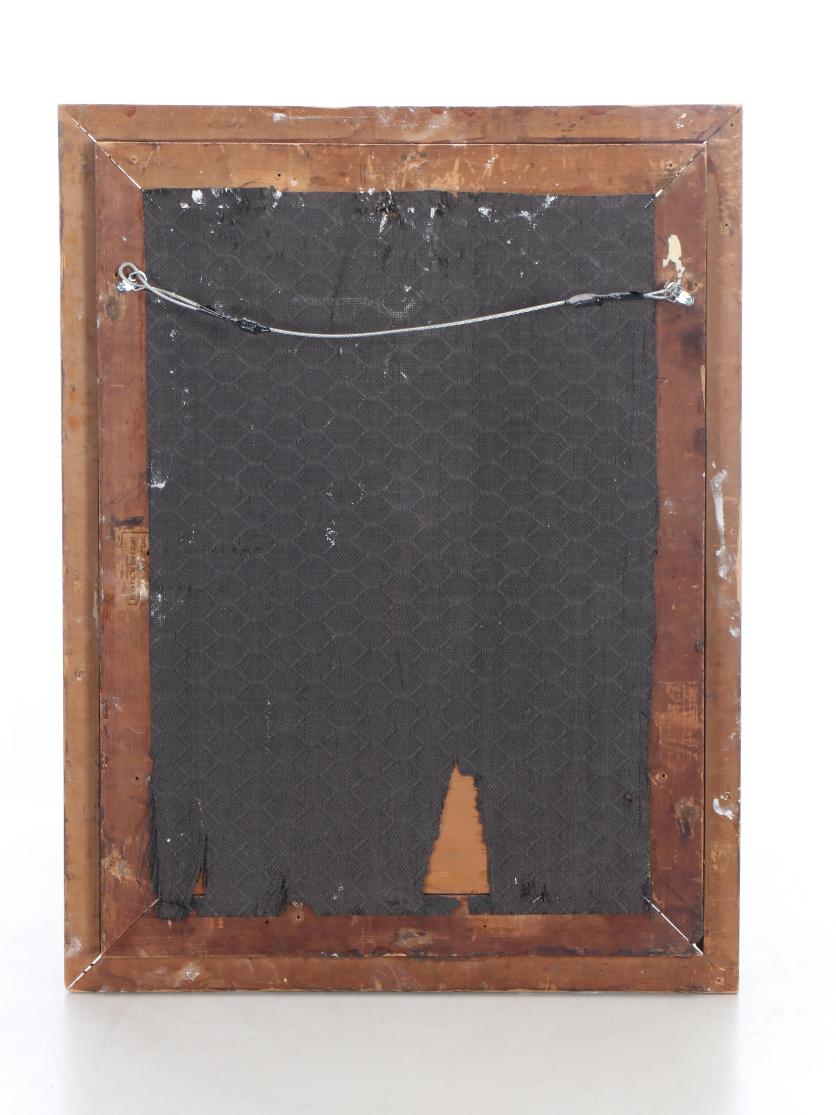 Ornate Floral Wood Wall Mirror