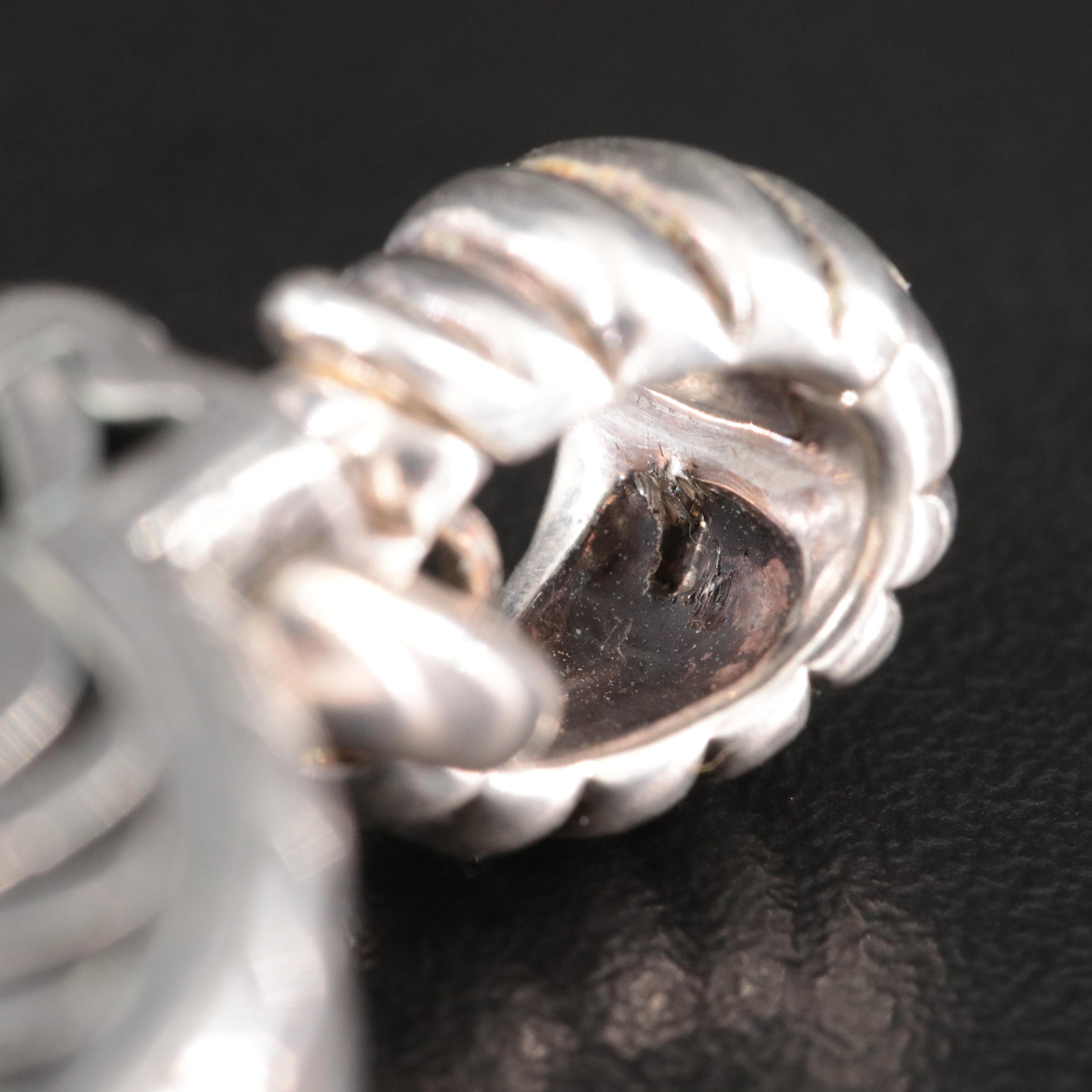 John Hardy Sterling and Blue Topaz Enhancer Pendant