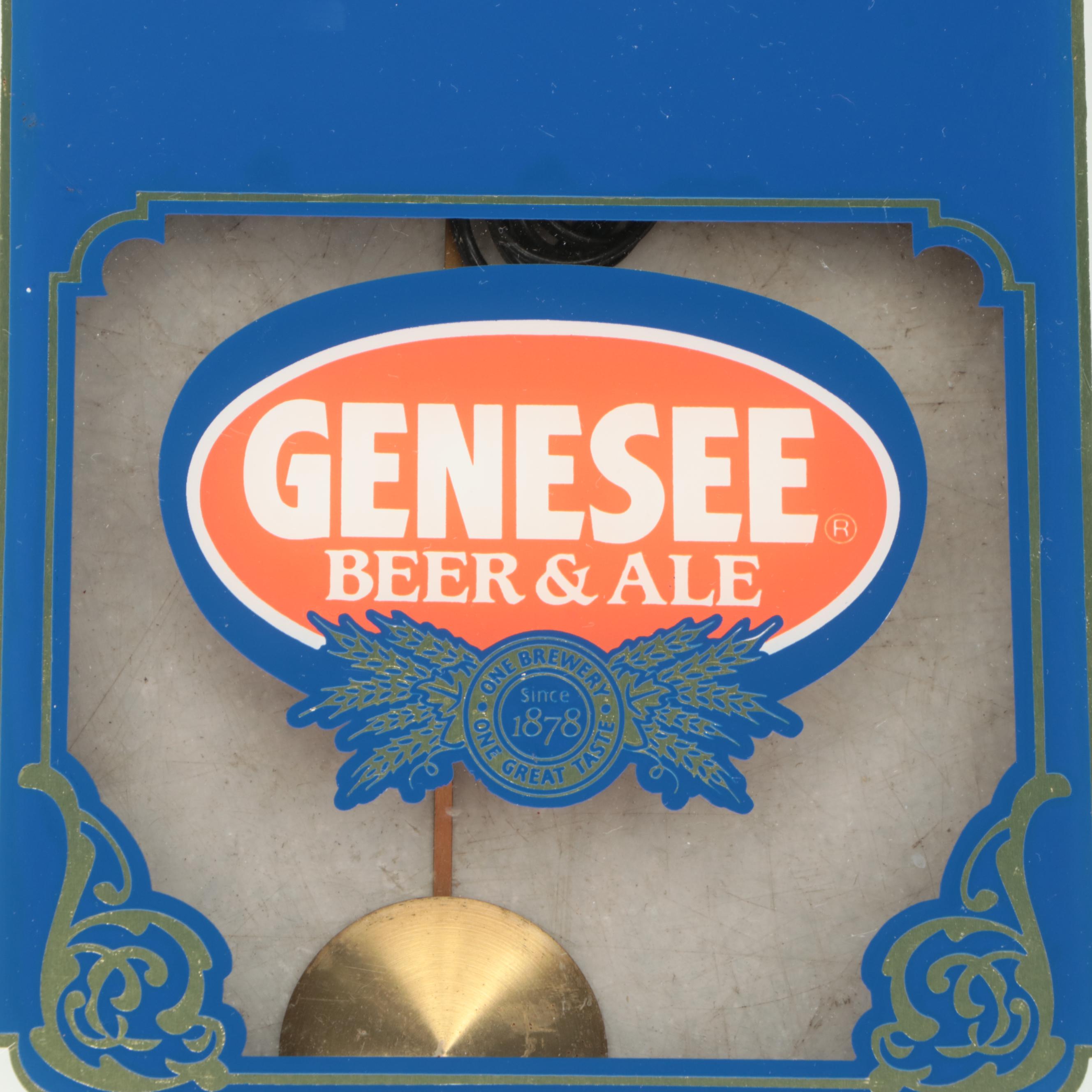 Genesee Brewing Company Wood Wall Clock