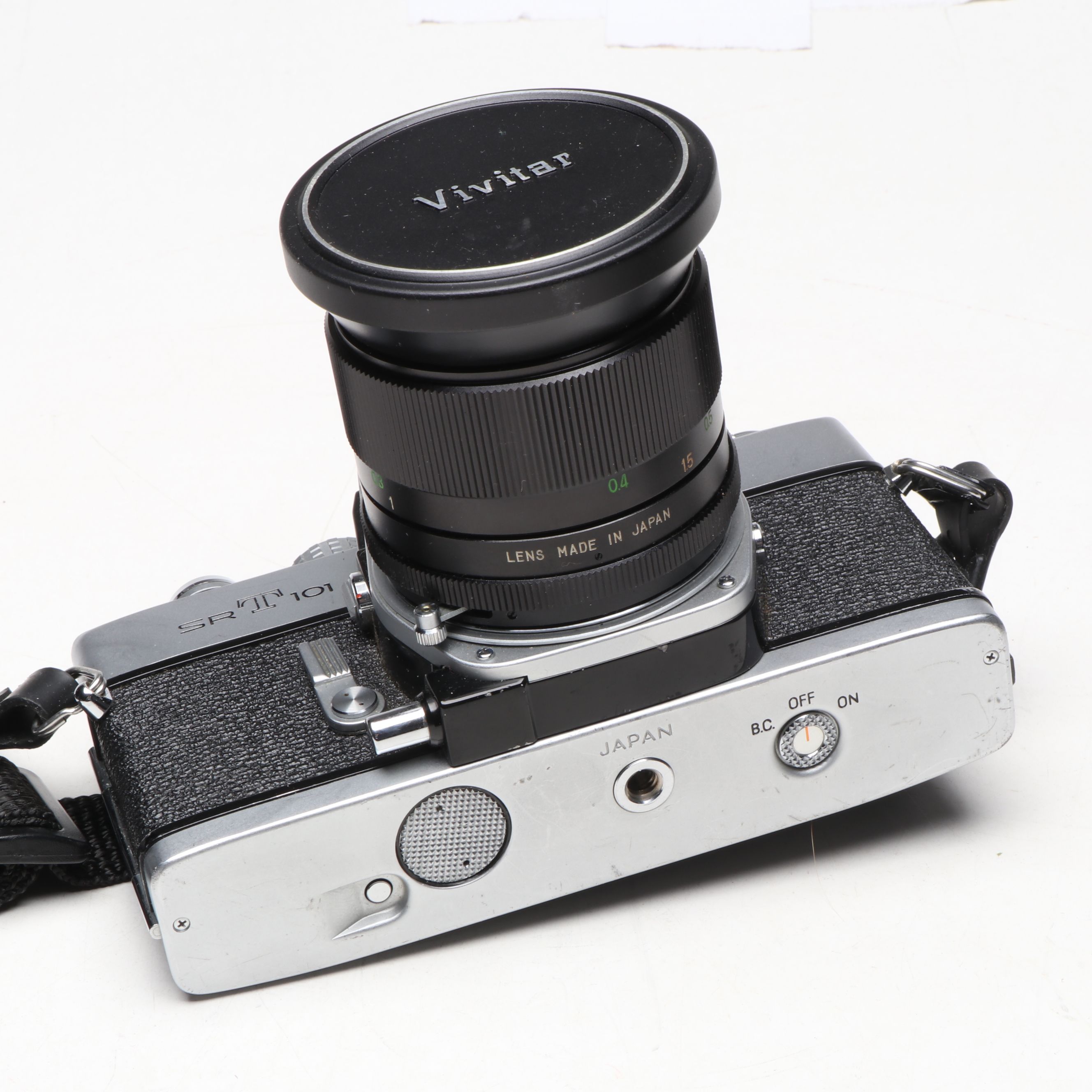 Minolta SR-T 101 SLR Film Camera with Adidas Bag, More Accessories and Lenses