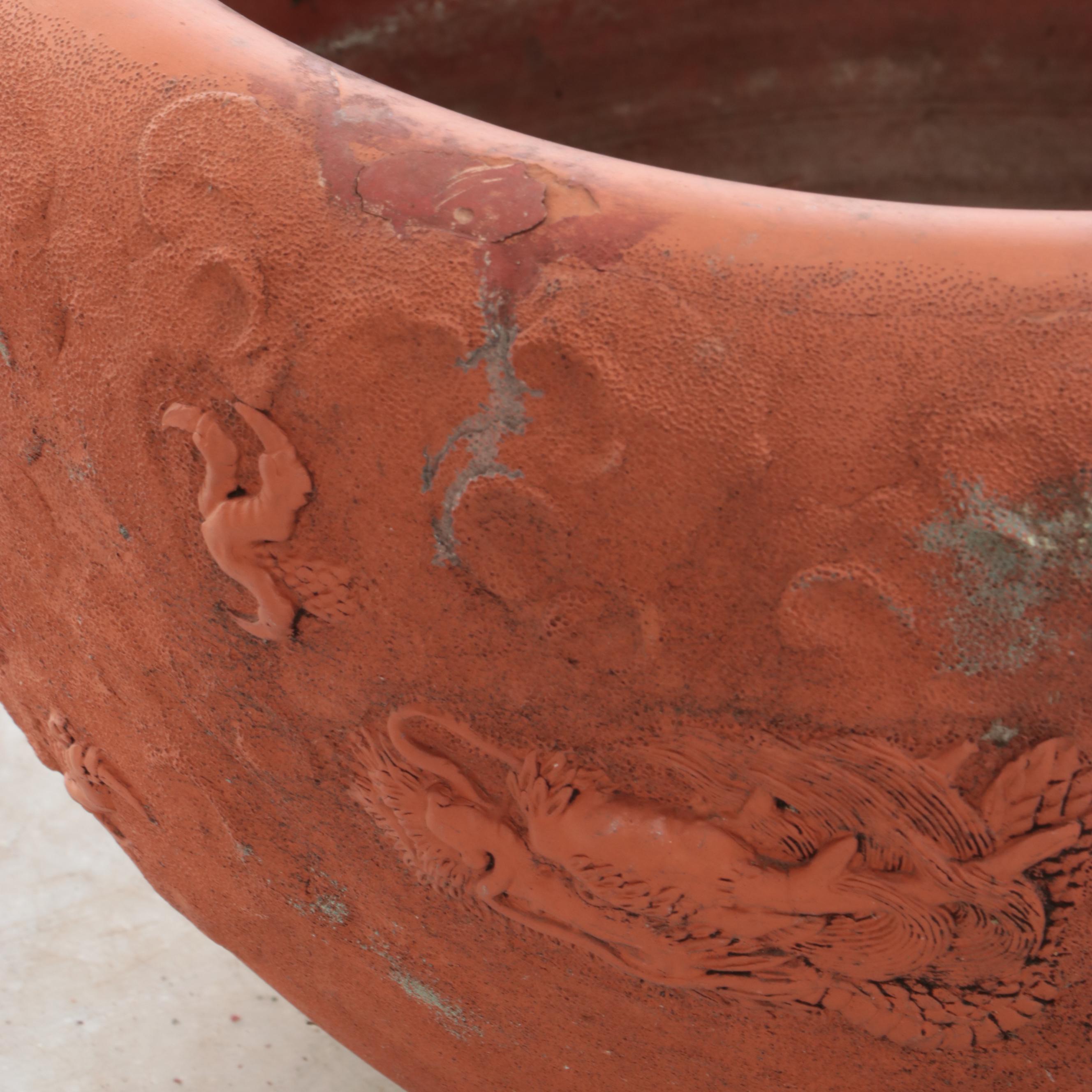 Chinese Terracotta Dragon Planter