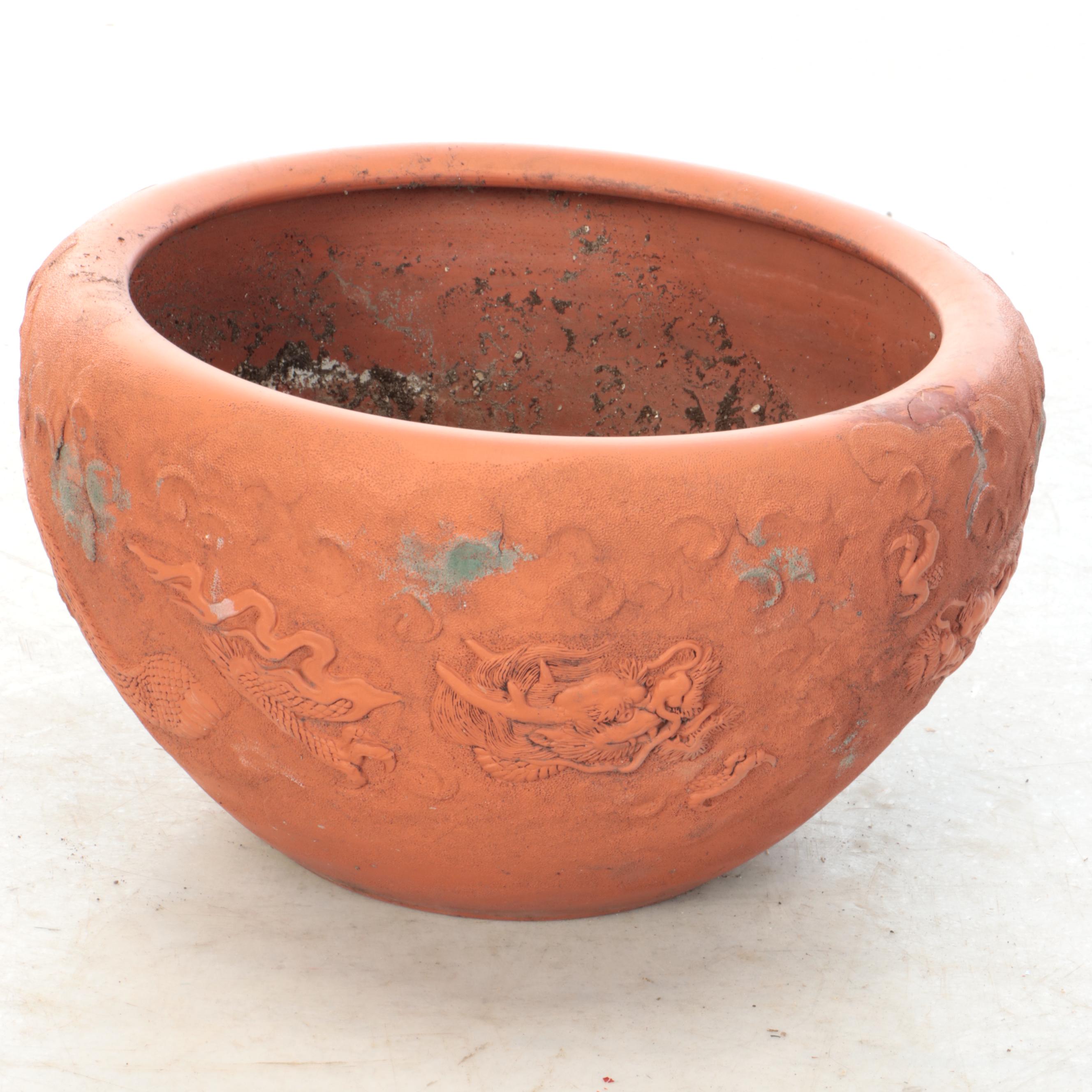 Chinese Terracotta Dragon Planter