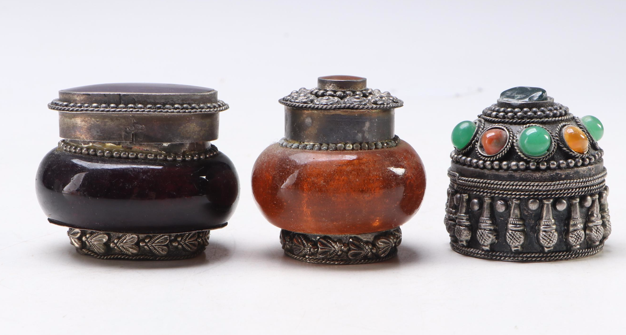 Glass and Metal Miniature Boxes