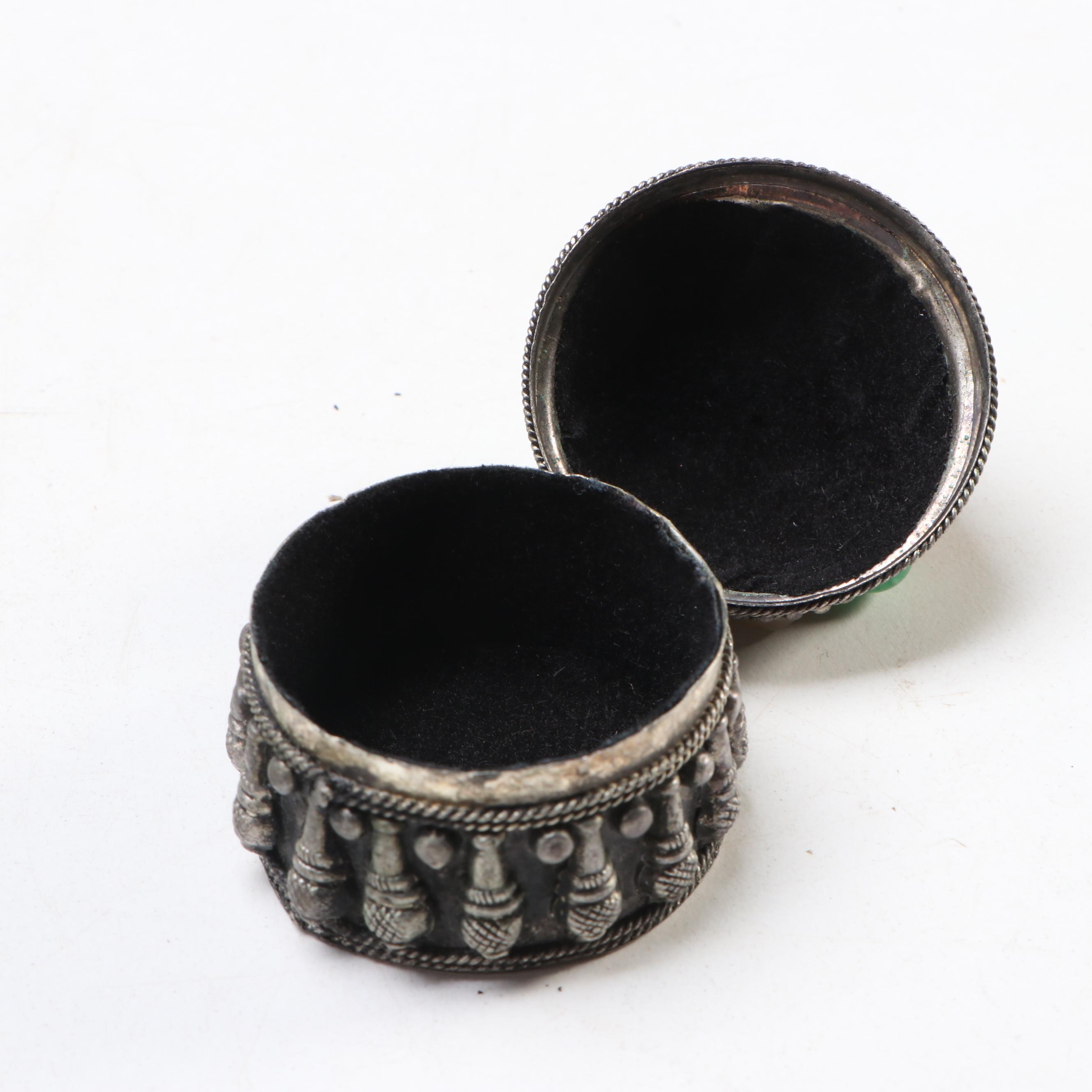 Glass and Metal Miniature Boxes