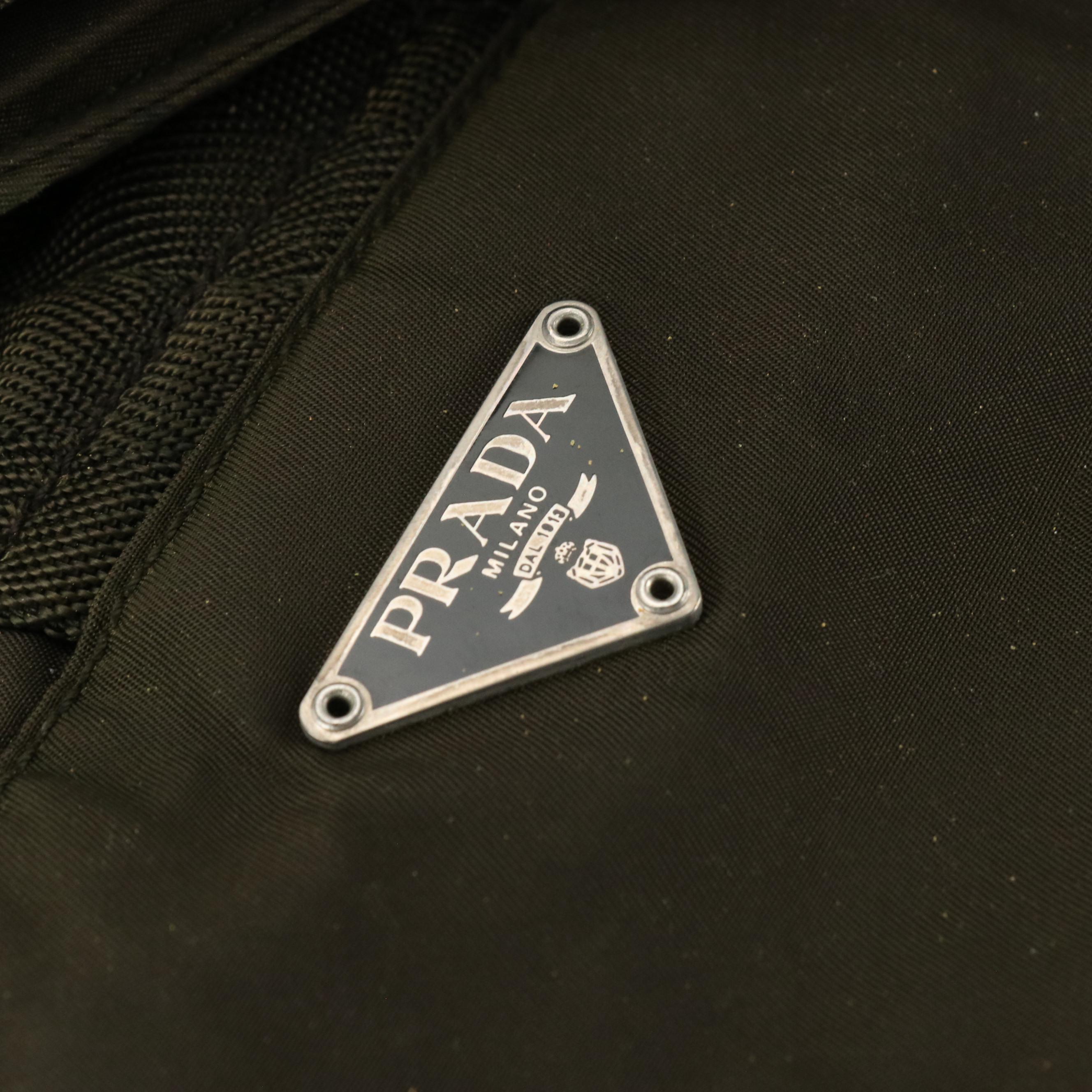 Prada Chest Rig Harness Bag in Olive Green Tessuto Nylon