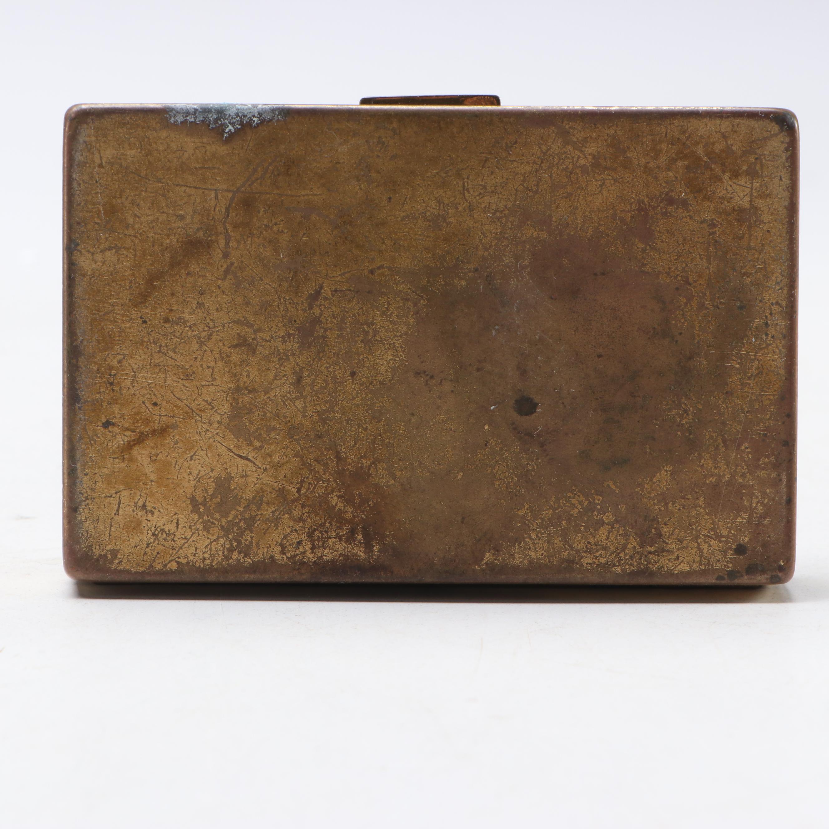 Clover Japanese Landscape Music Compact, Mid-20th Century