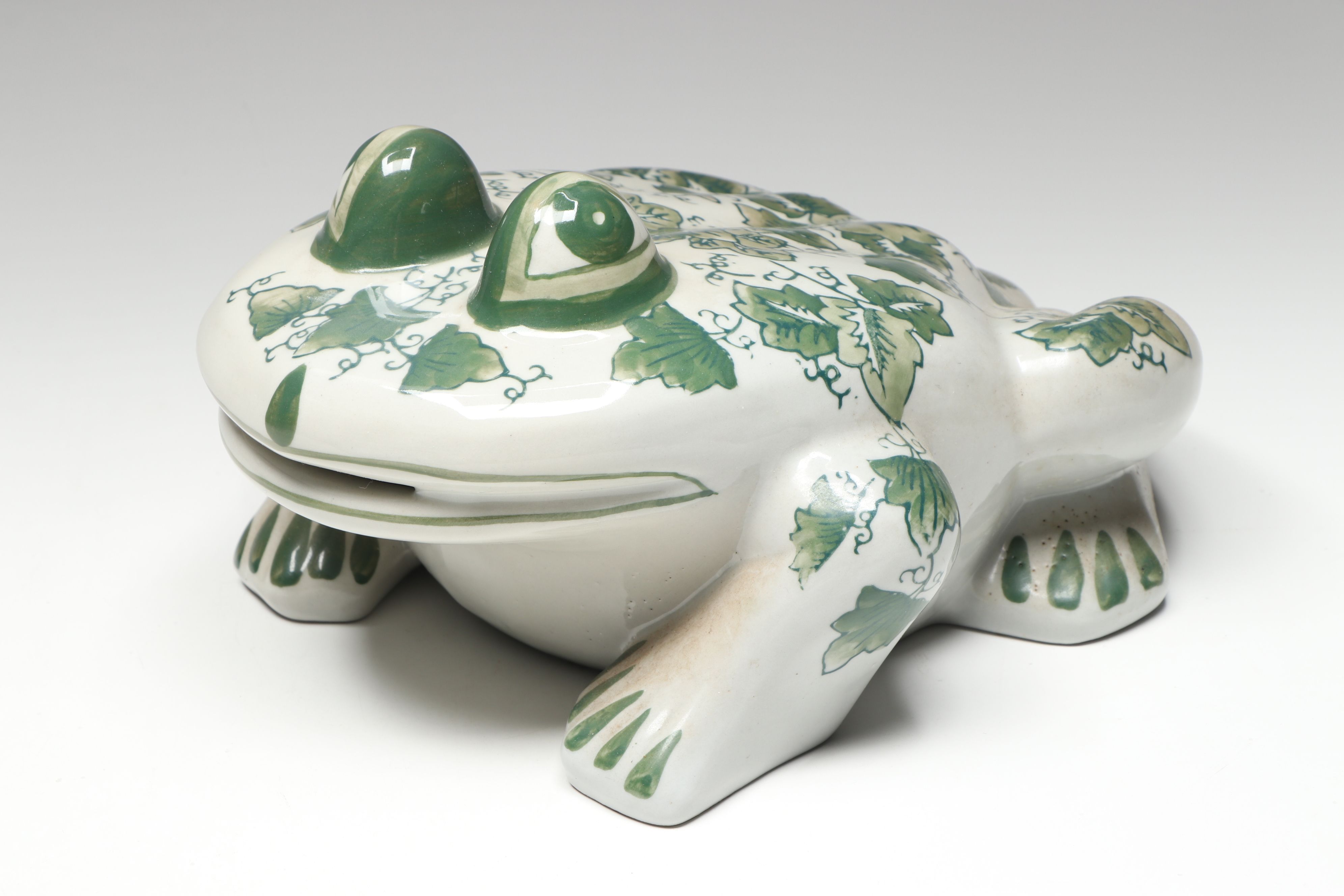 Glazed Ceramic Ironstone Frogs