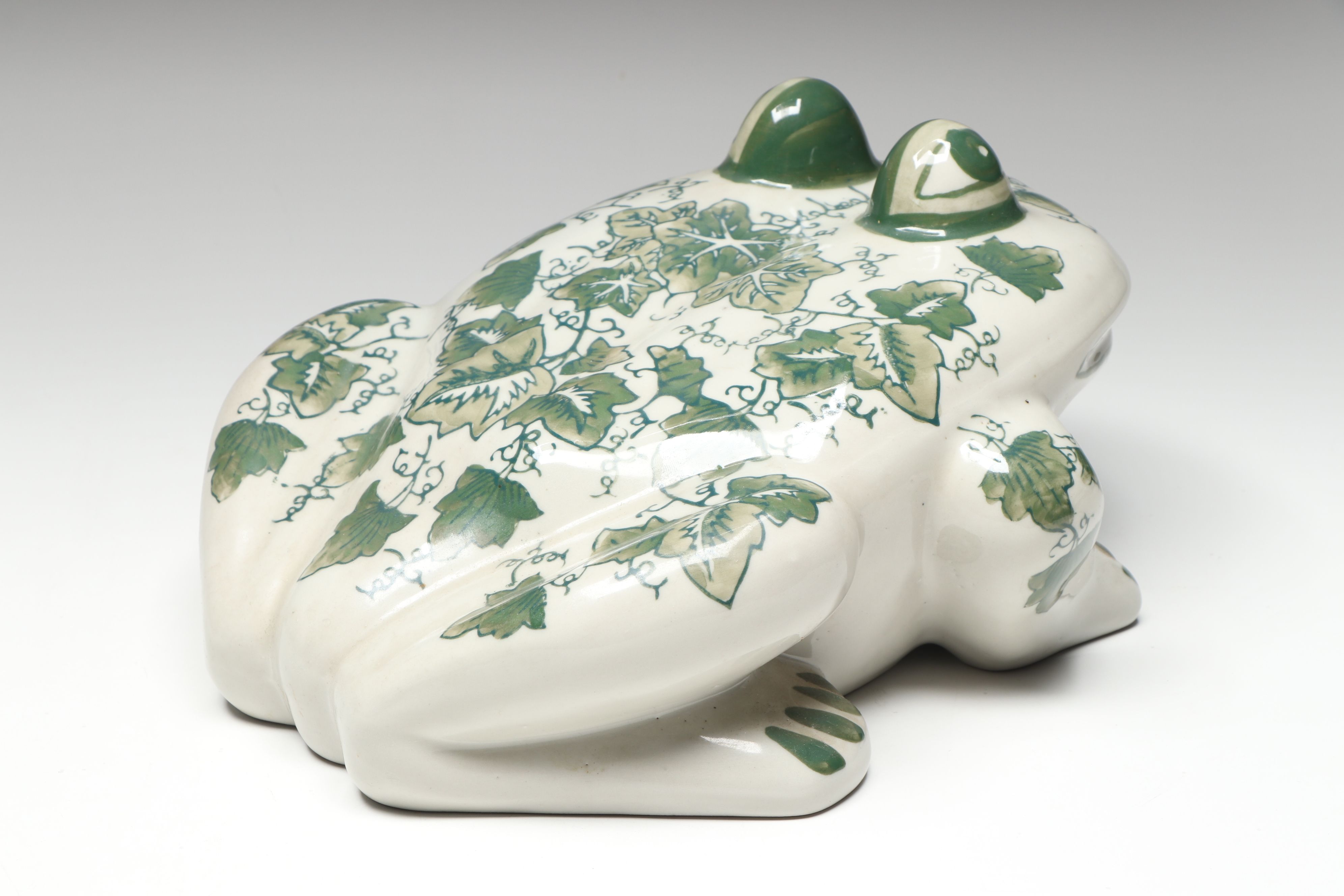 Glazed Ceramic Ironstone Frogs