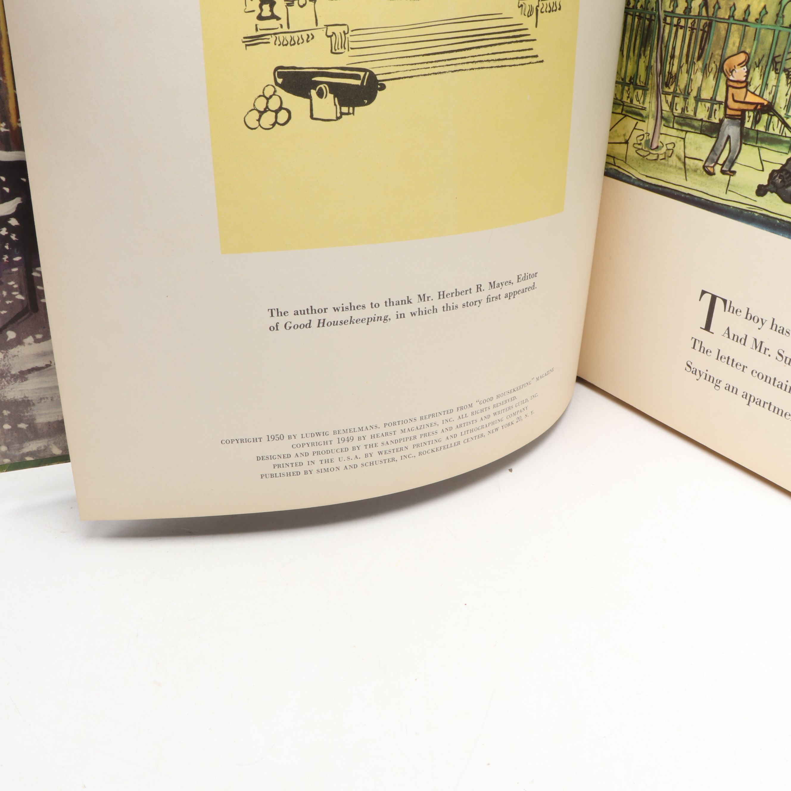 "Sunshine" by Ludwig Bemelmans with More Children's Books