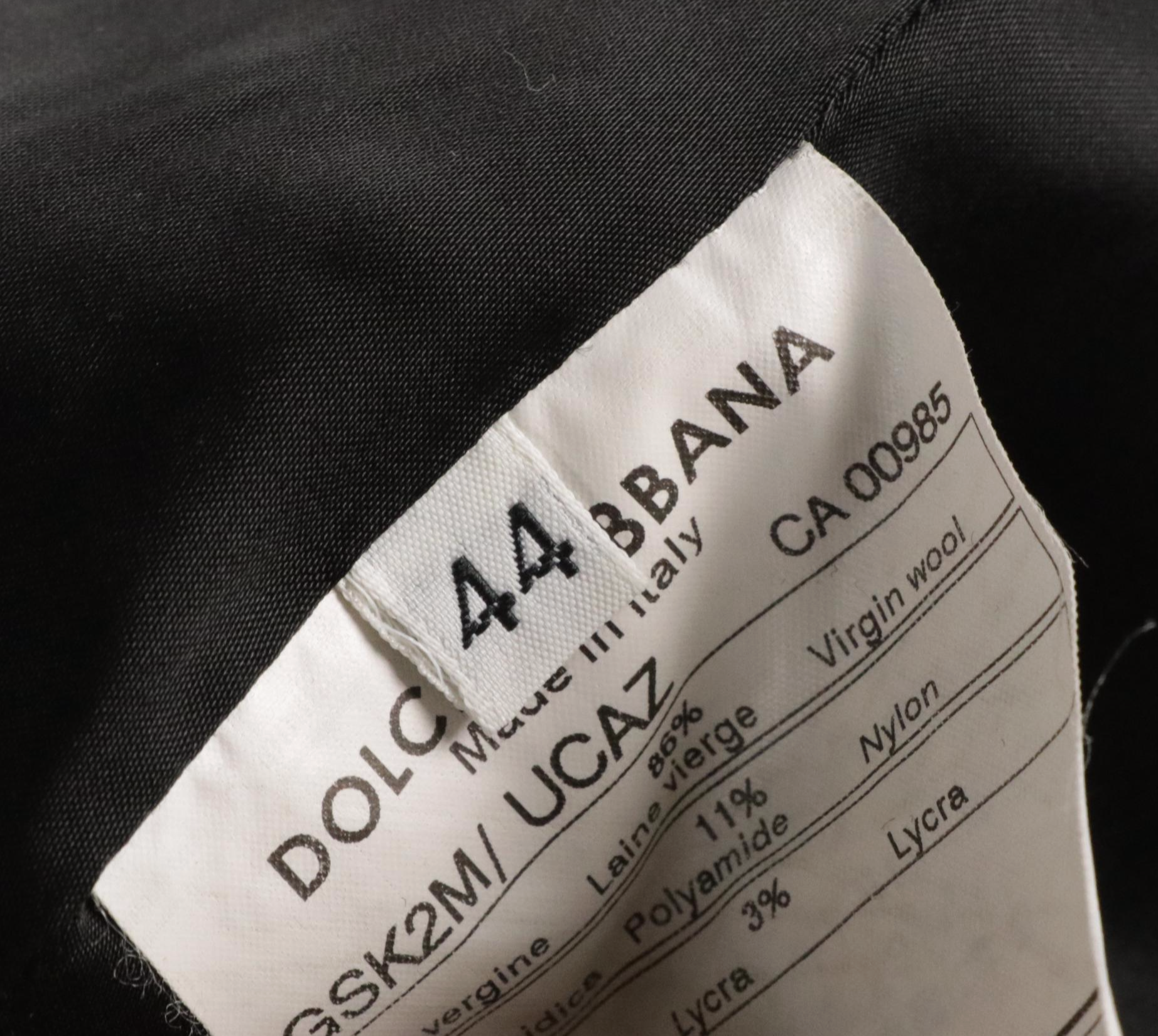 Dolce & Gabbana Black Wool Blend Pencil Skirt Cheetah Print Blouse with Tags