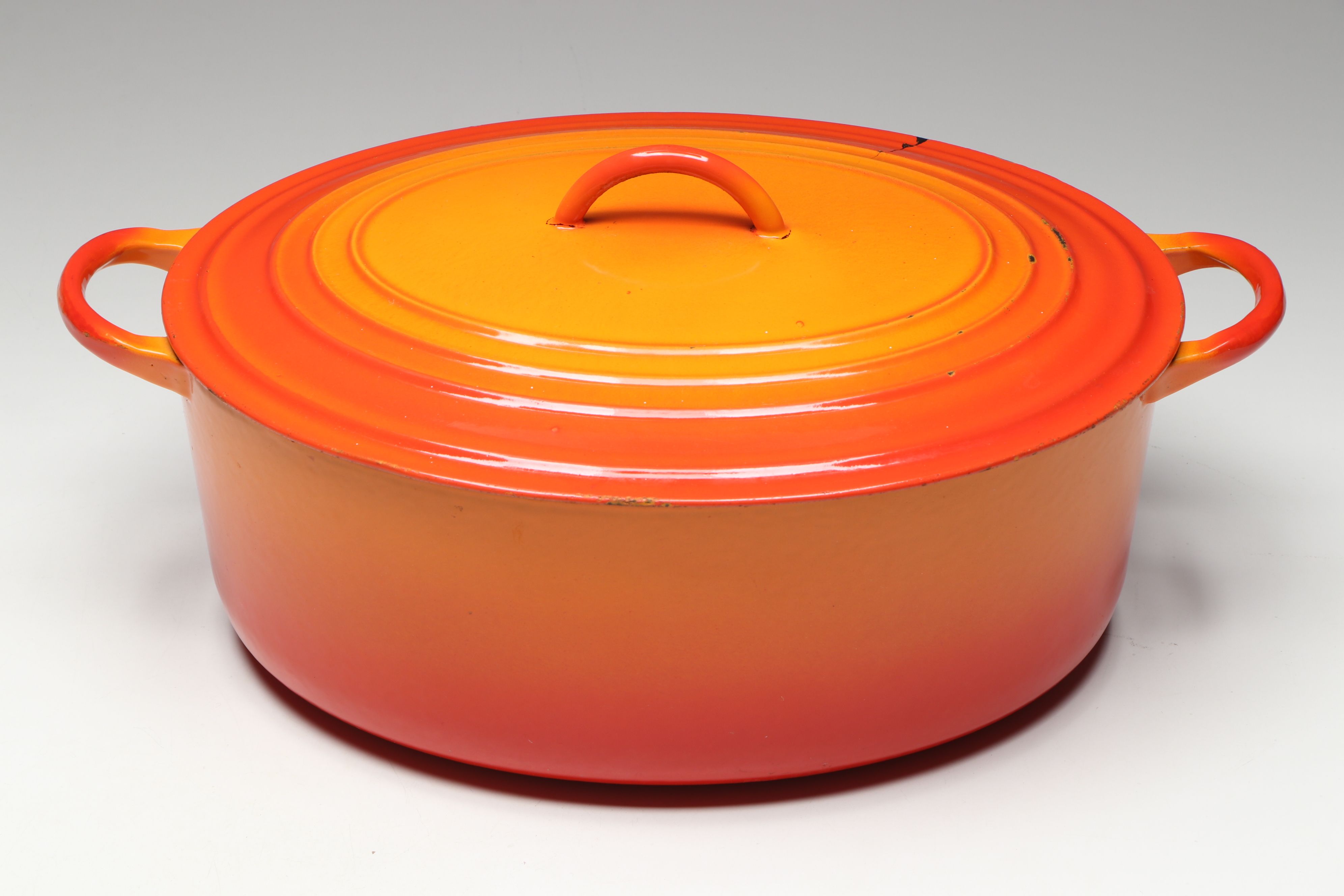 Le Creuset "Flame" Enameled Cast Iron Oval and Round Dutch Ovens