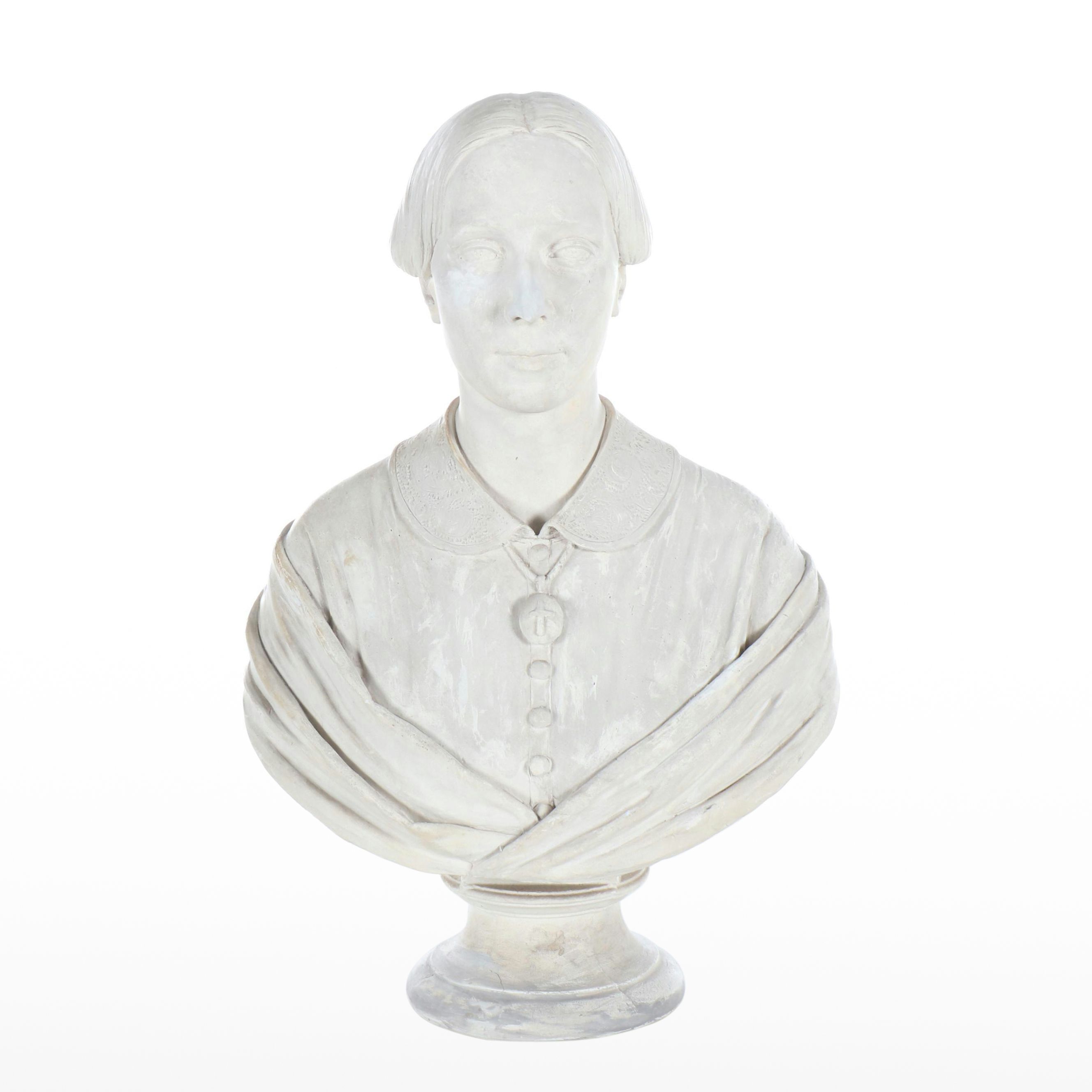 Italian Cast Plaster Bust, Mid to Late 19th Century