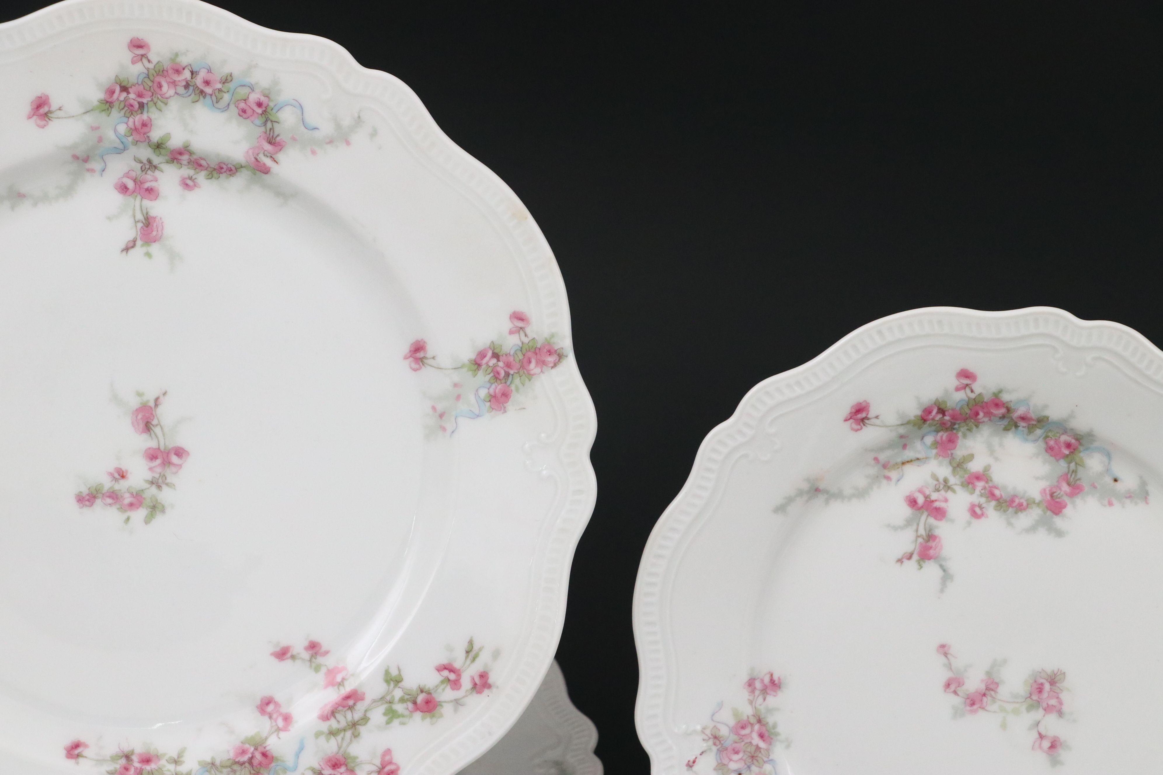 Oscar & Edgar Gutherz Pink Floral Porcelain Dinnerware