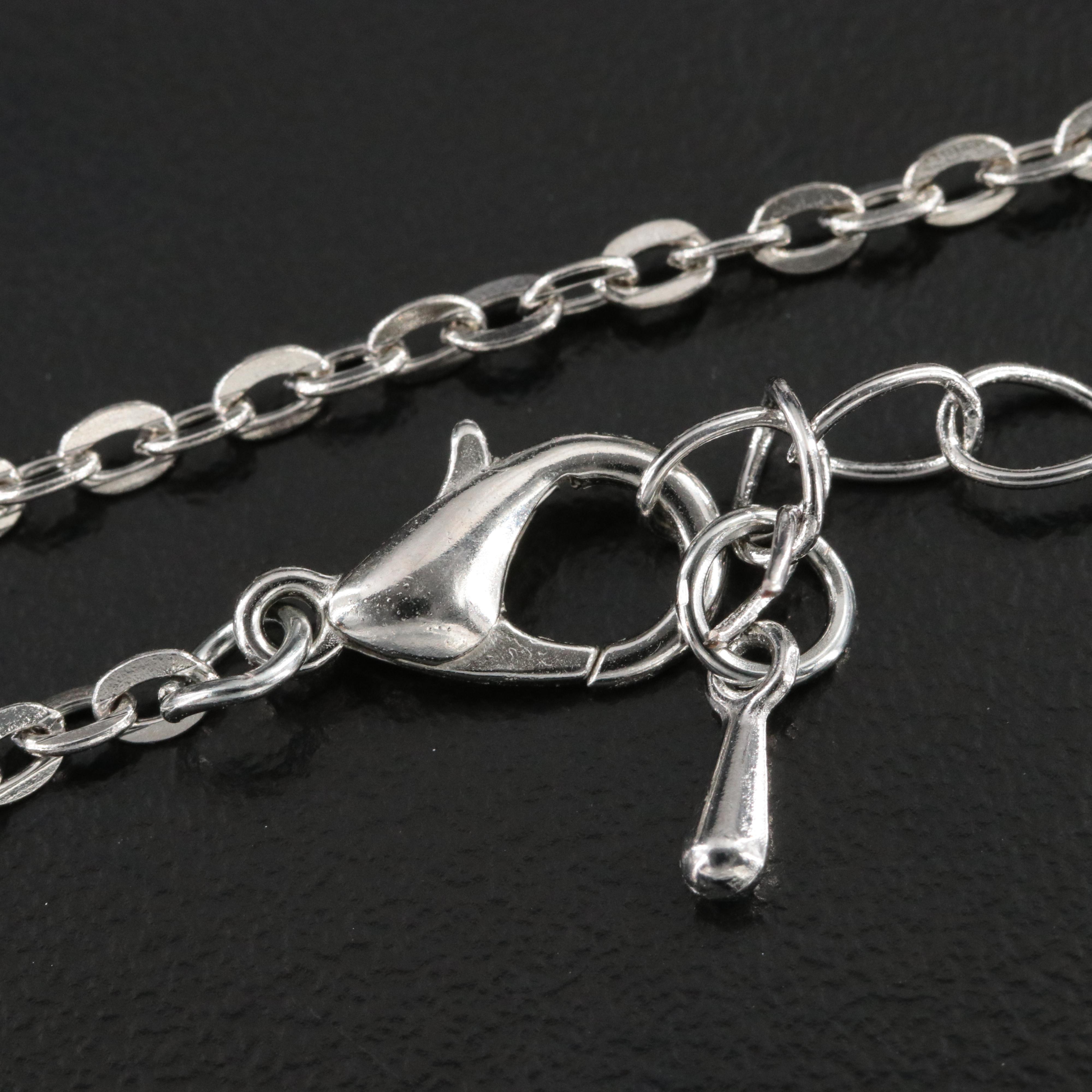 Order of the Eastern Star Brooch with Necklace and Rhinestone Button