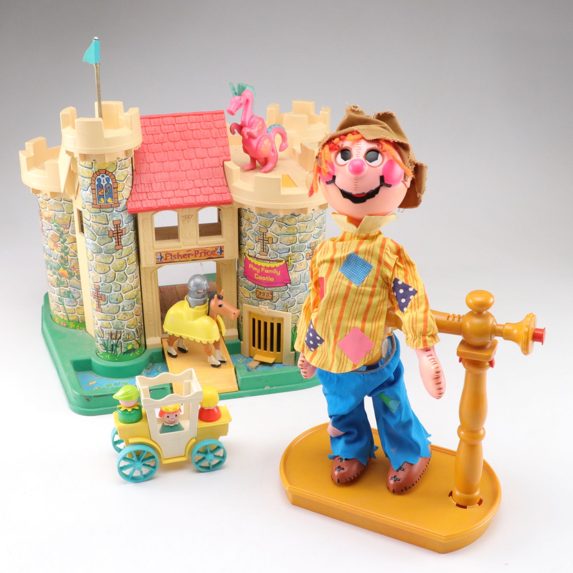 Fisher-Price Castle Playset with Mattel Dancing Scarecrow