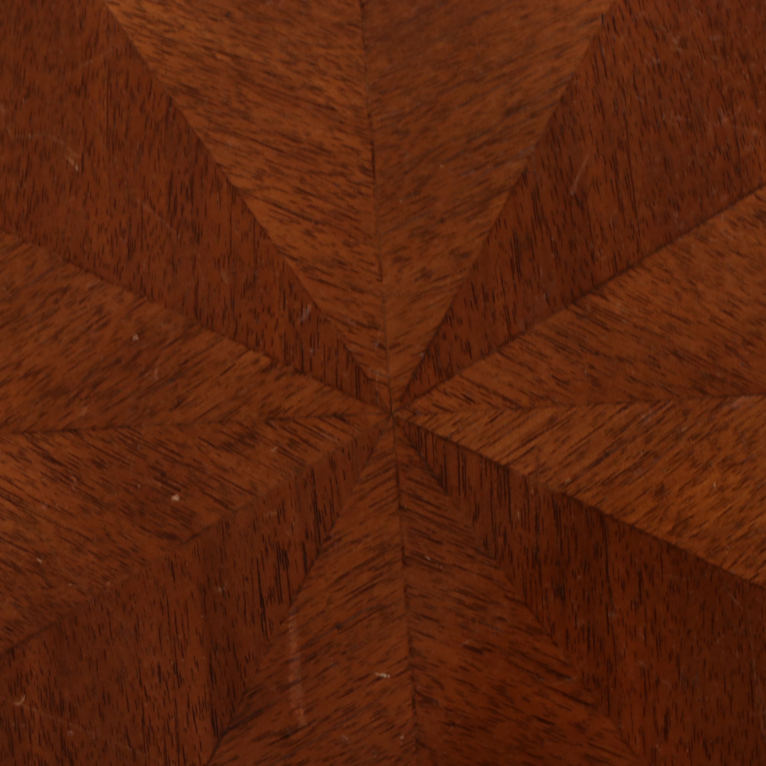 Federal Style Mahogany Pie Crust Table, Mid-20th Century