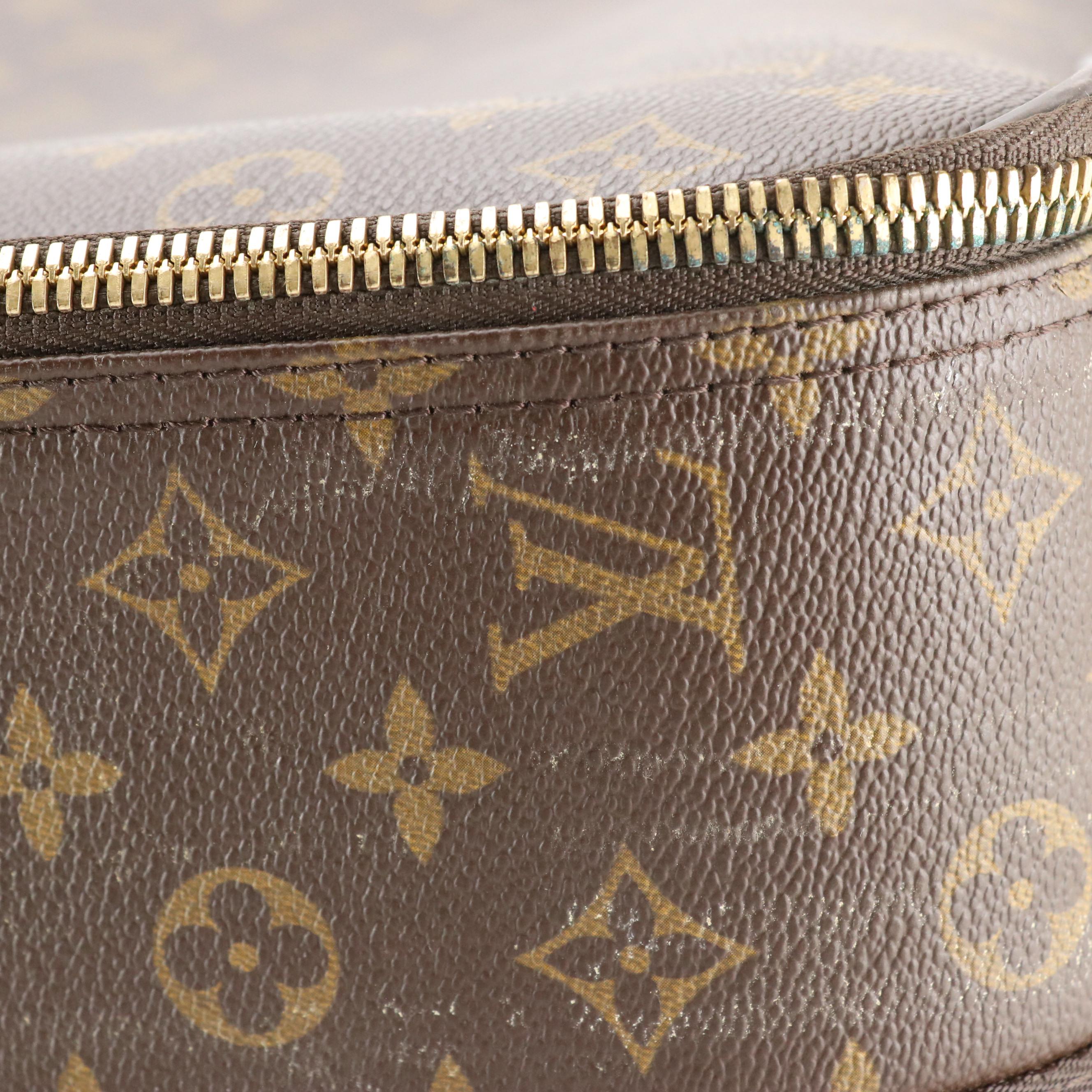 Louis Vuitton Pégase 65 Rolling Suitcase in Monogram Canvas and Leather