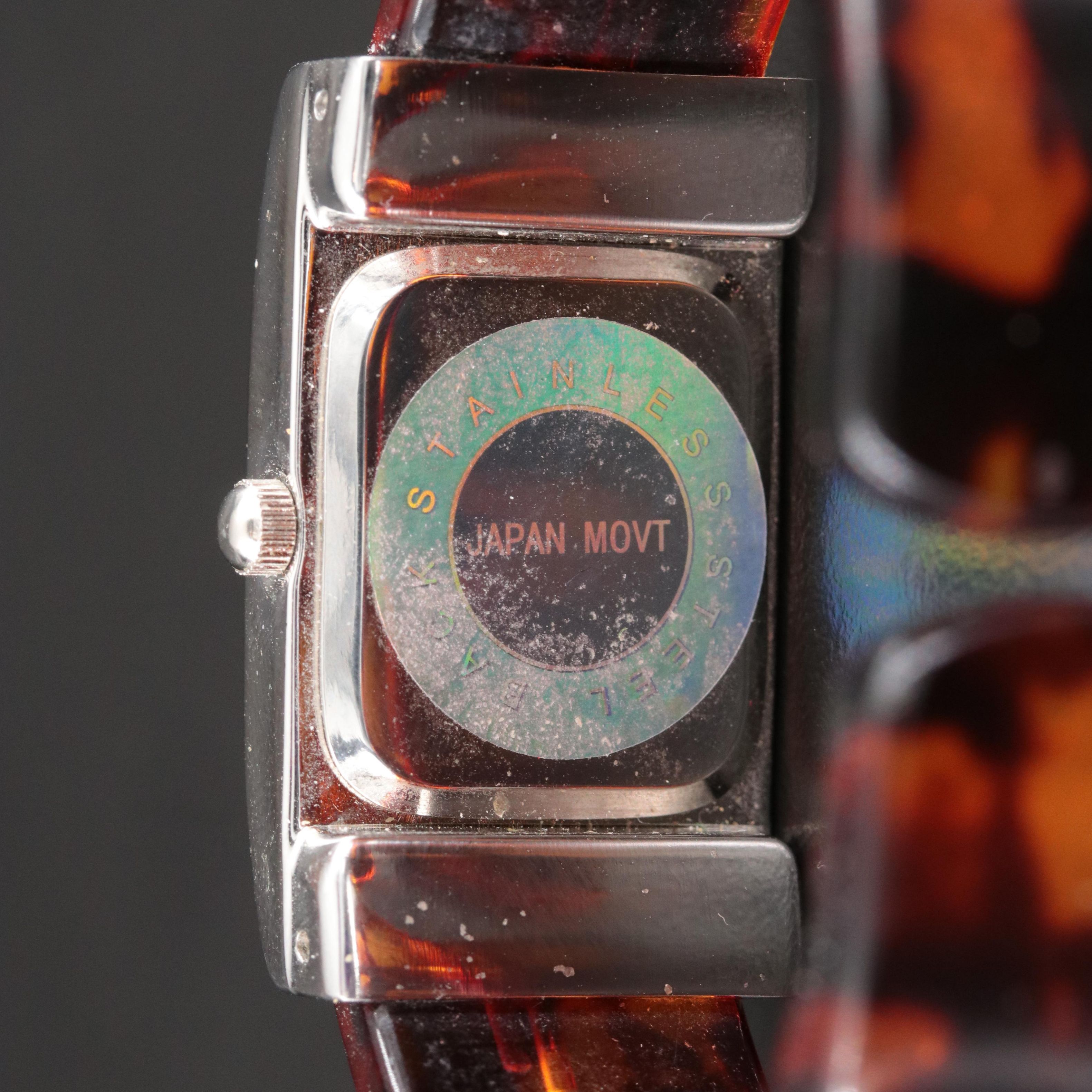 Geneva Spring Loaded Cuff Watch