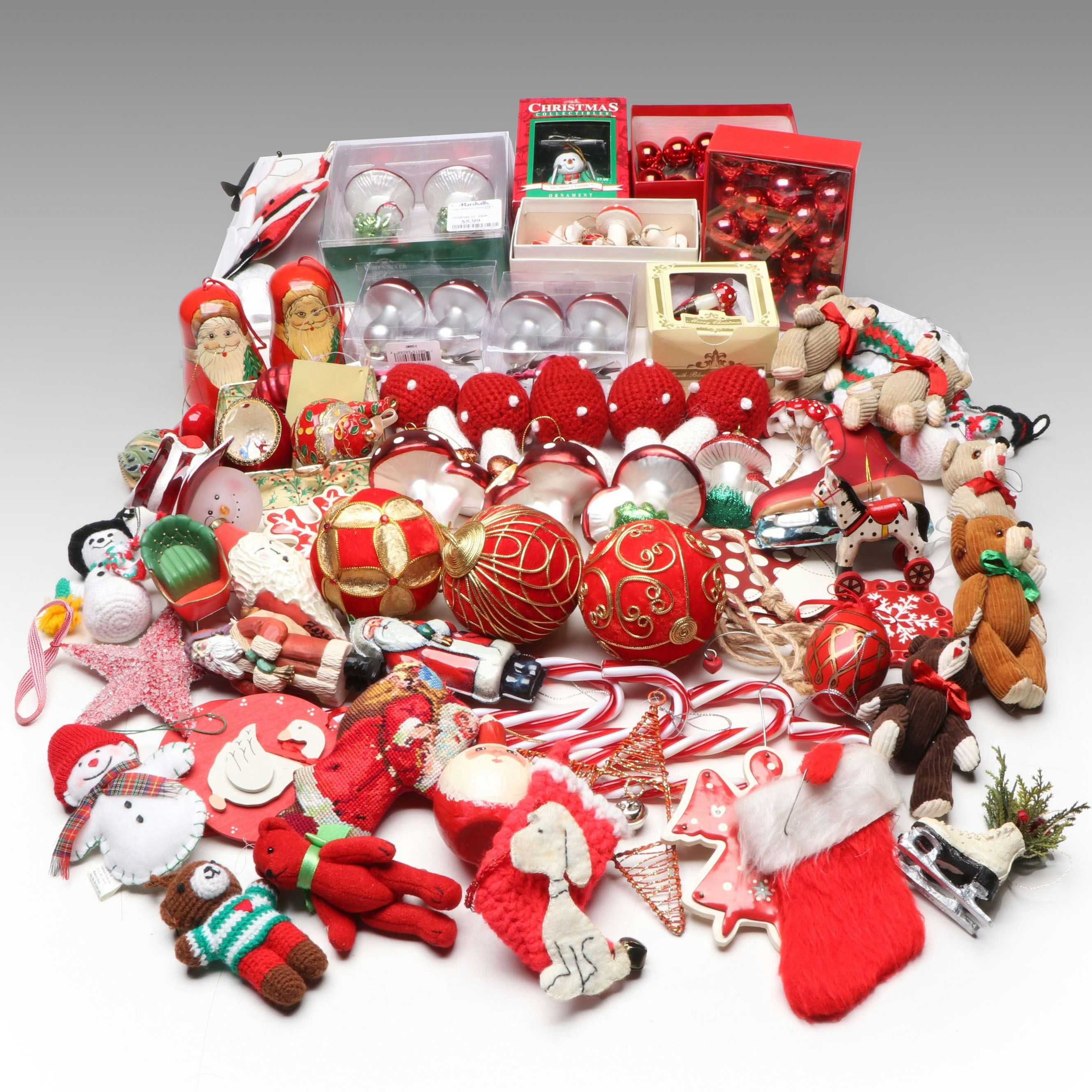 Impuls Blown Glass and Other Mushrooms with Handmade and More Ornaments