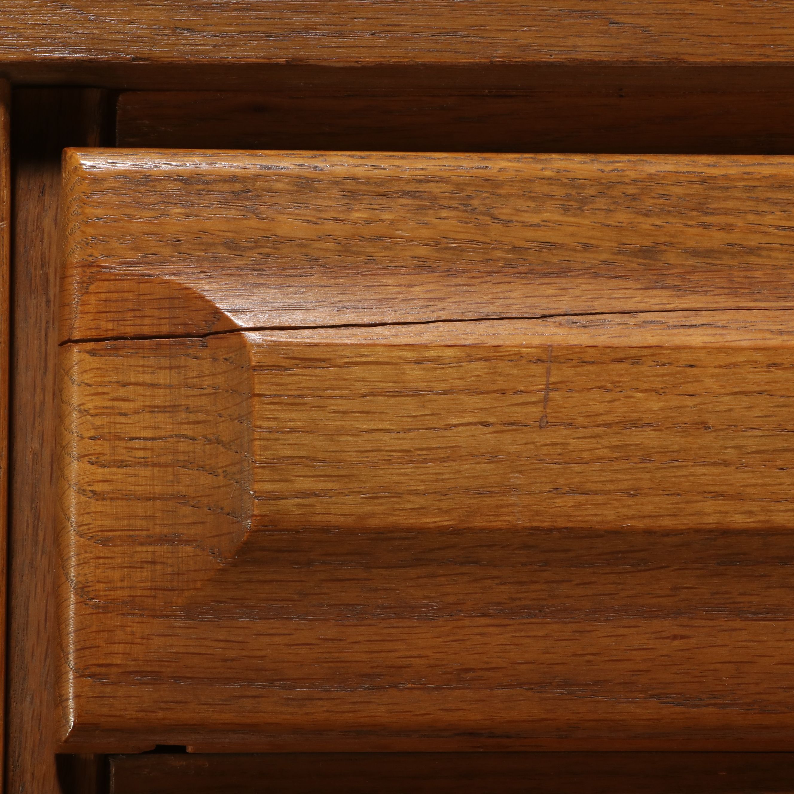 Arts & Crafts Style Oak Dresser and Chests of Drawers