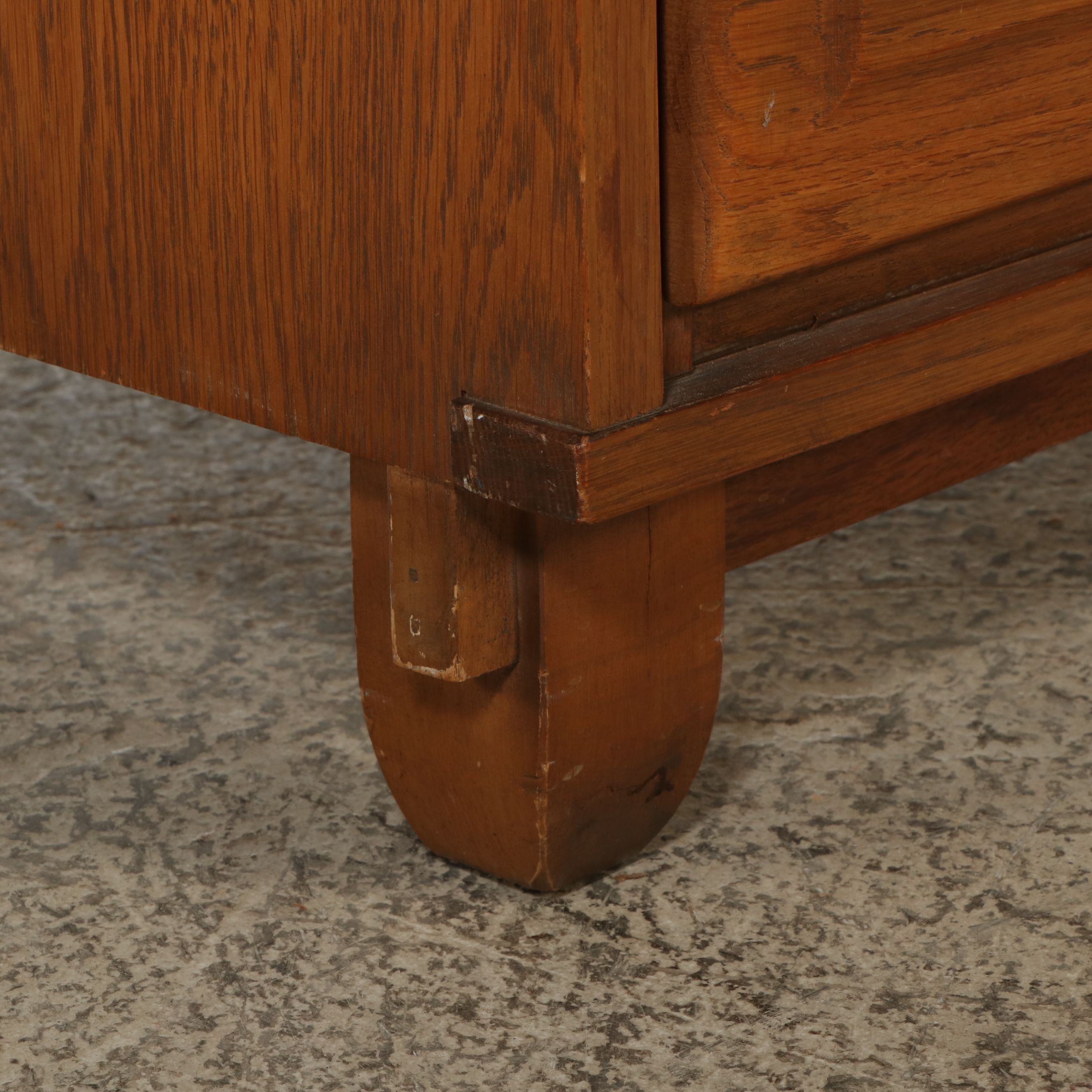 Arts & Crafts Style Oak Dresser and Chests of Drawers