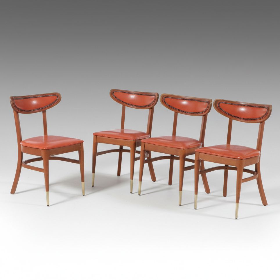 Set of Four Bianco Mid Century Modern Side Chairs