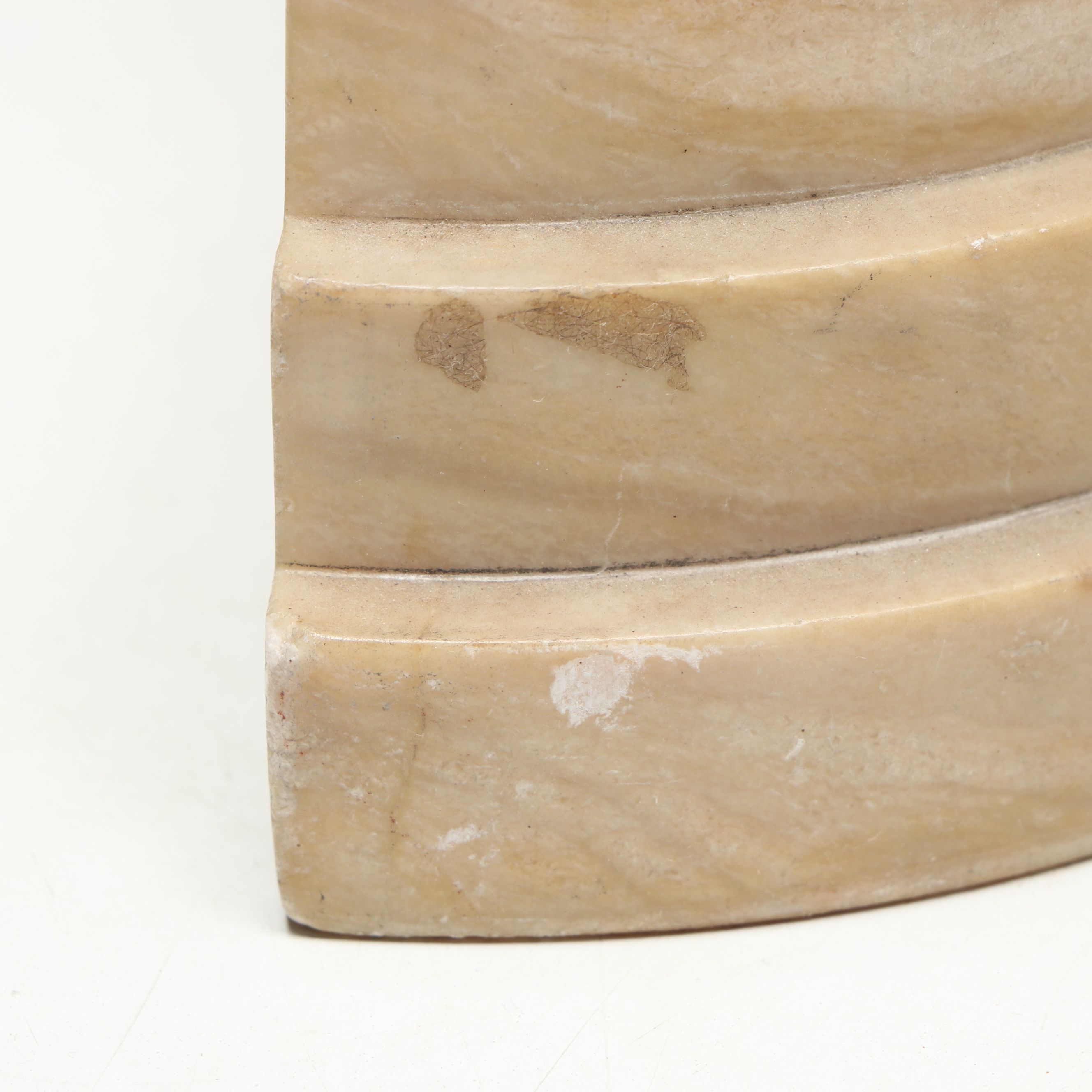 Marble and Bronze Finish Metal Figural Bookends