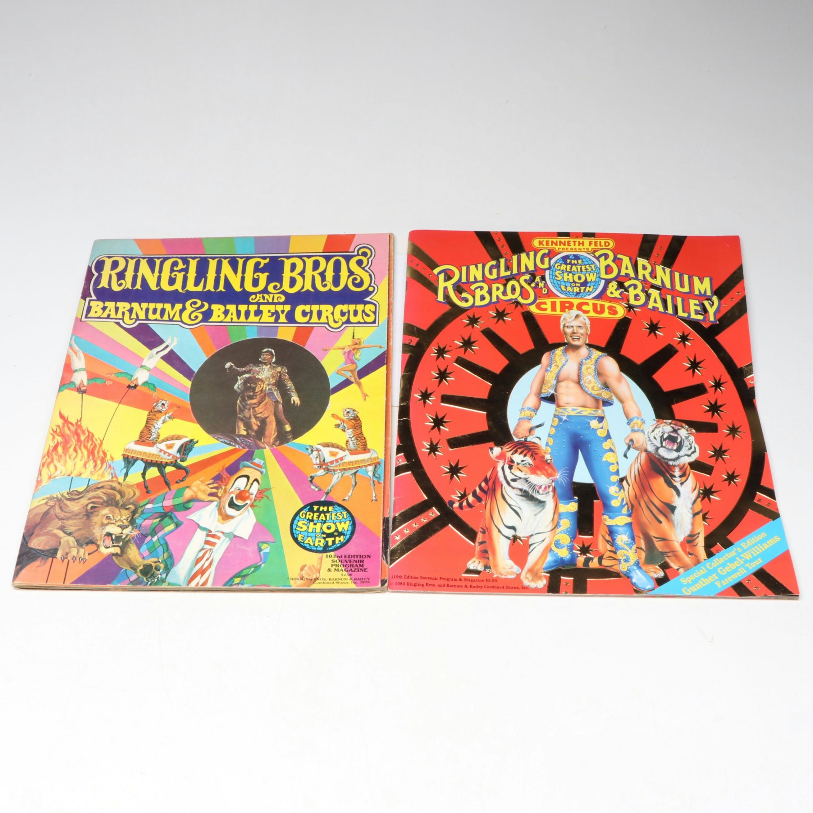 Ringling Bros. and Barnum & Bailey Circus Souvenir Programs, Late 20th Century