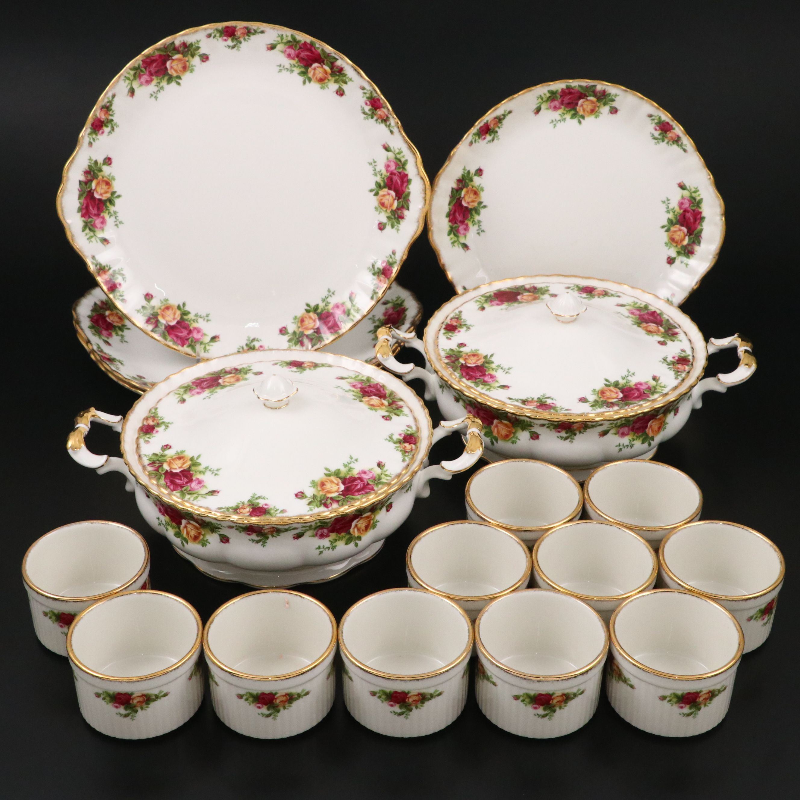 English Royal Albert "Old Country Roses" Bone China Serveware