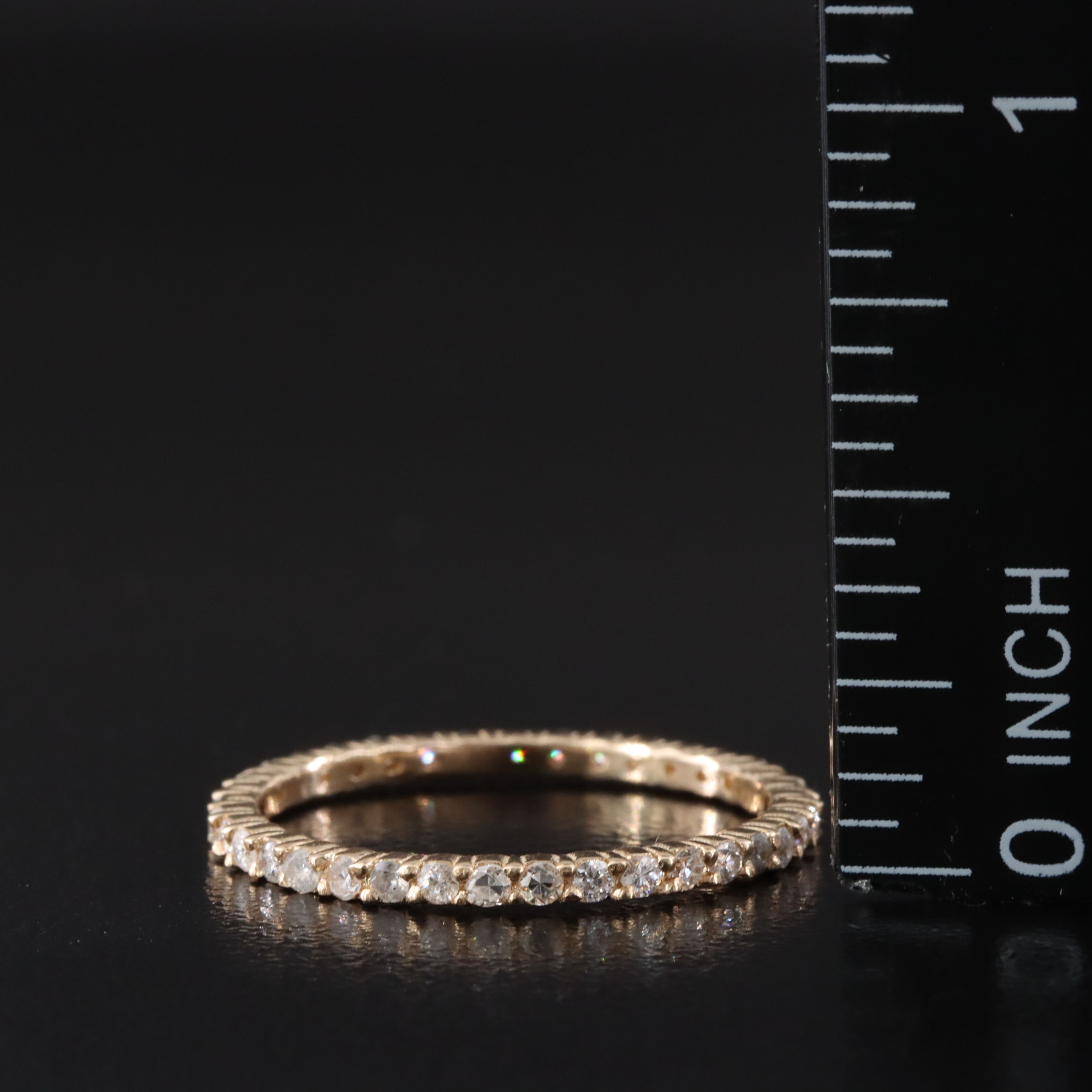14K 0.95 CTW Diamond Eternity Rings