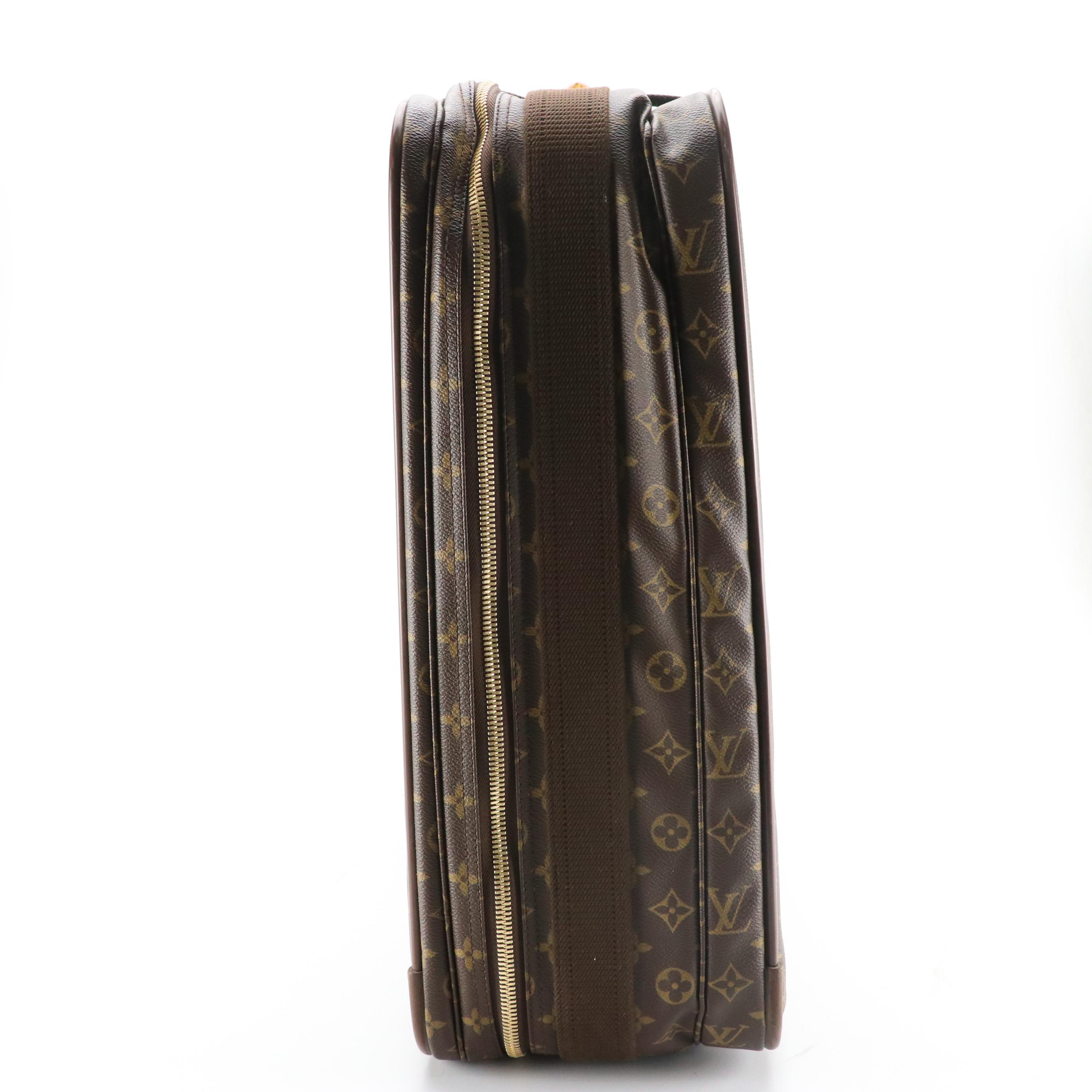 Louis Vuitton Satellite 70 Soft Suitcase in Monogram Canvas & Vachetta Leather