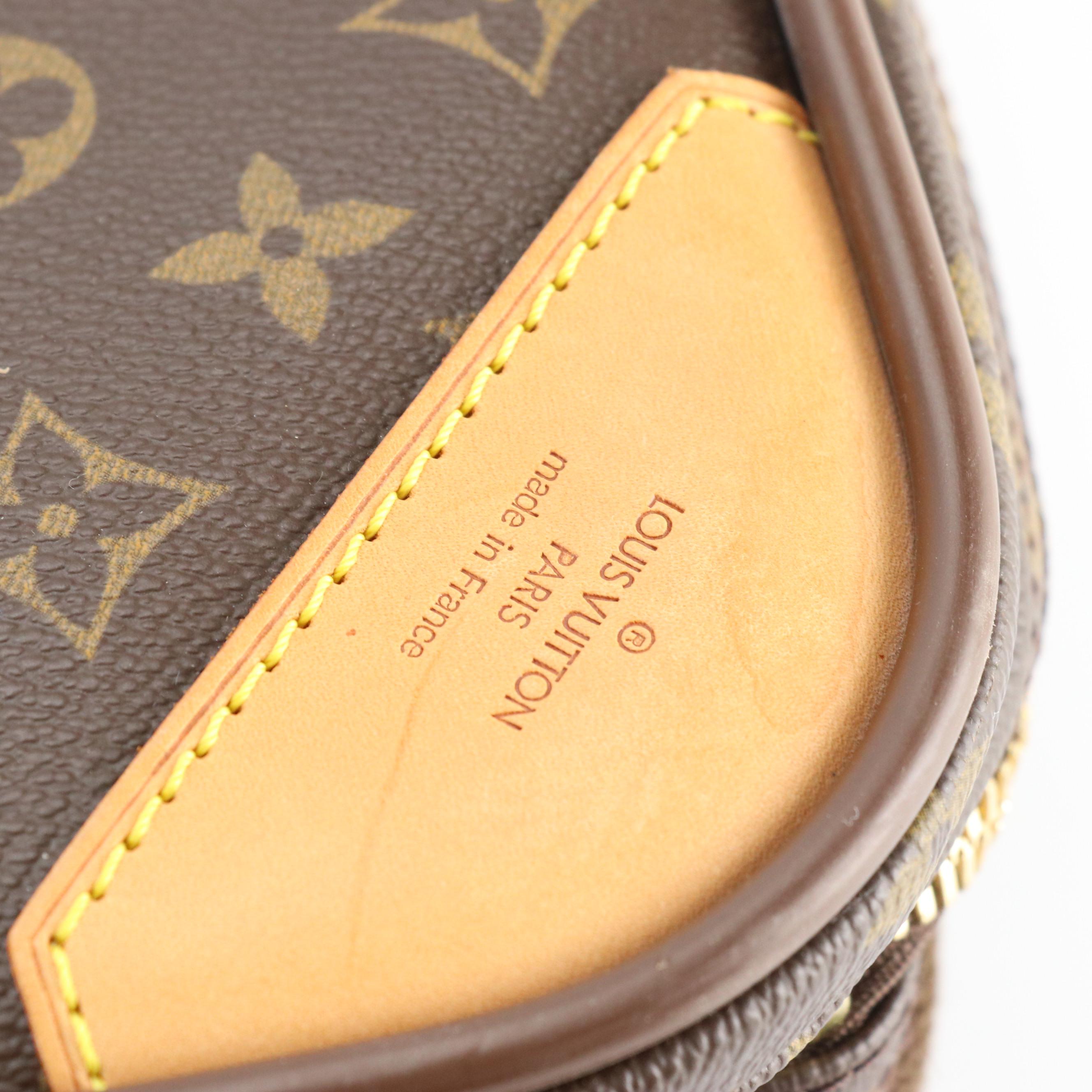 Louis Vuitton Satellite 70 Soft Suitcase in Monogram Canvas & Vachetta Leather