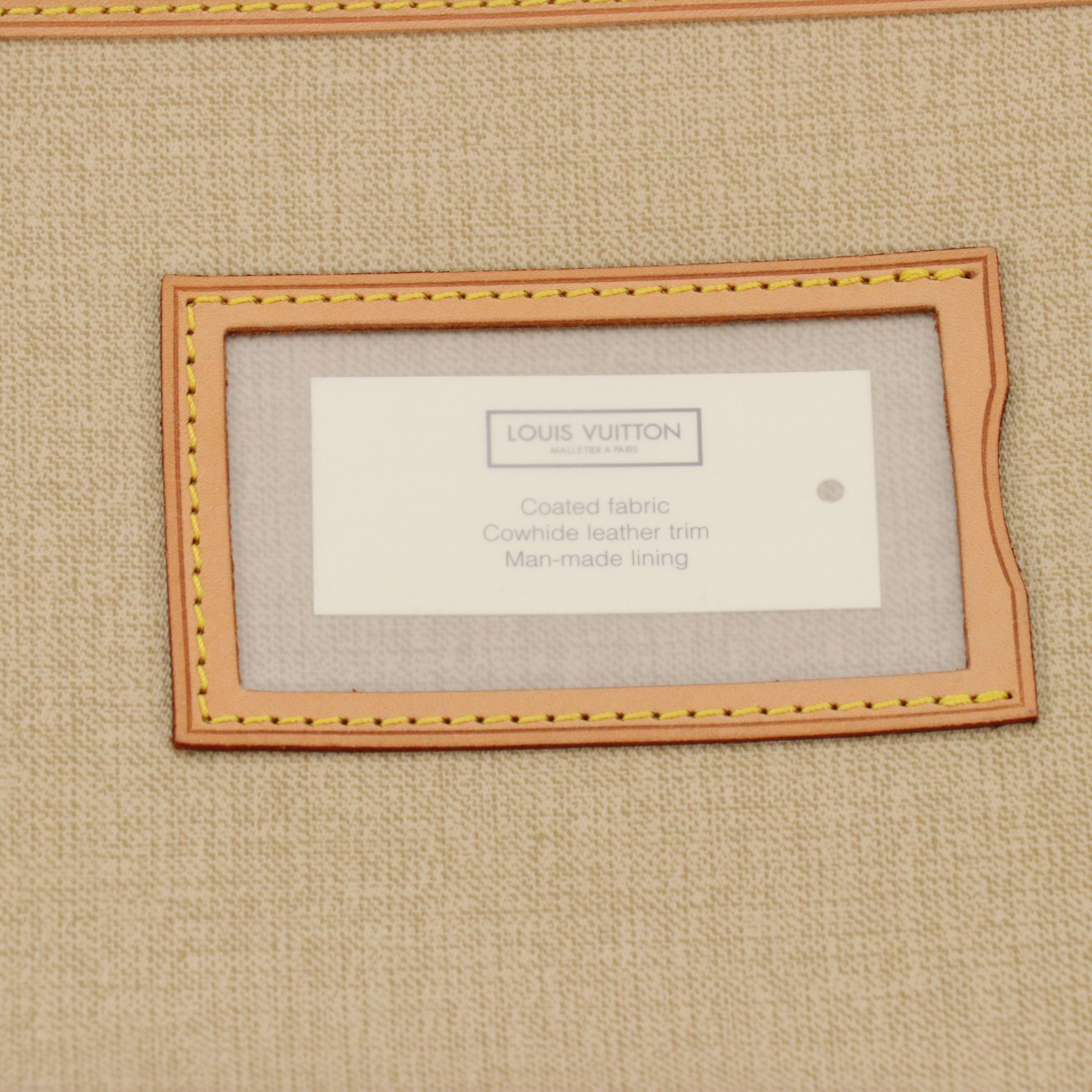 Louis Vuitton Satellite 70 Soft Suitcase in Monogram Canvas & Vachetta Leather