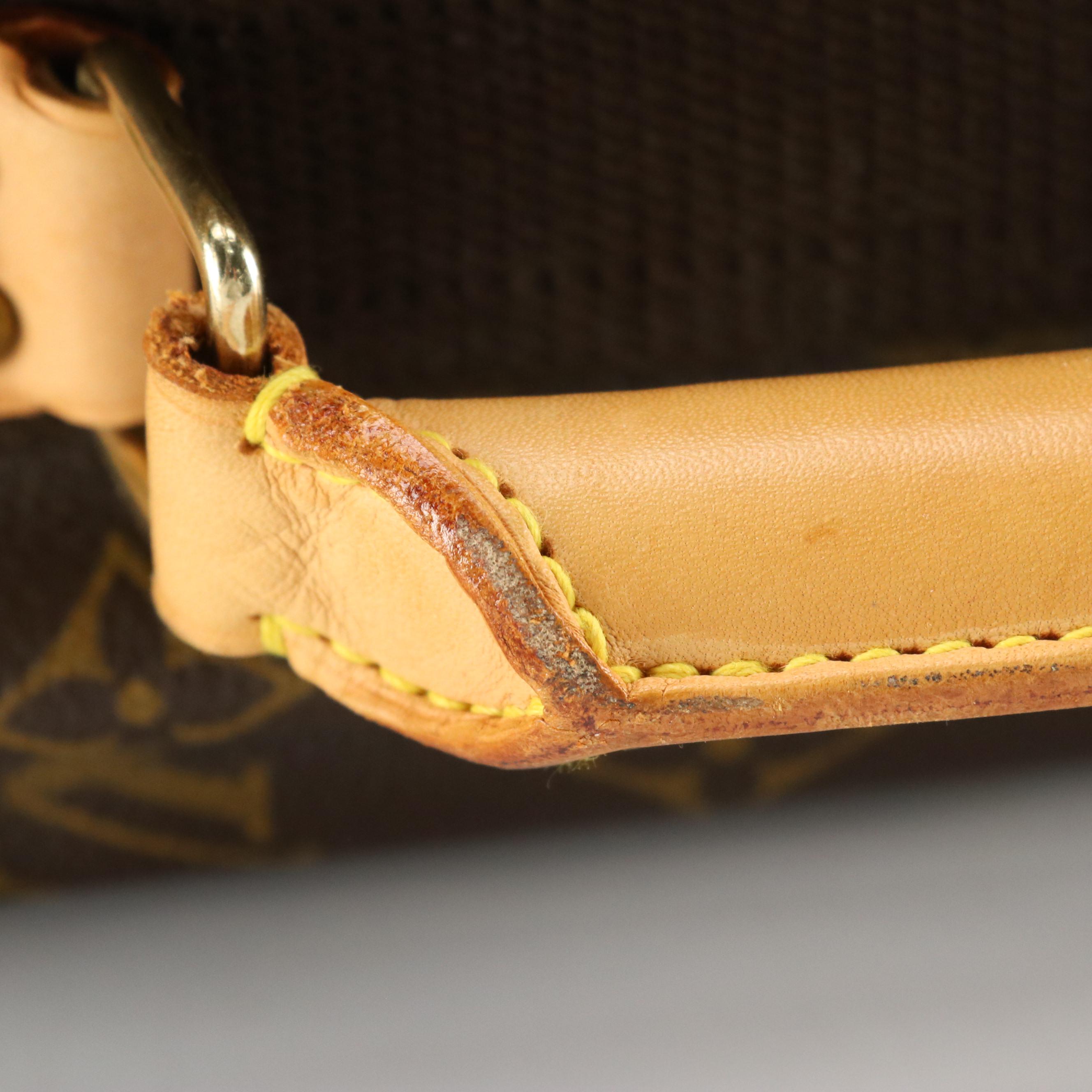 Louis Vuitton Satellite 70 Soft Suitcase in Monogram Canvas & Vachetta Leather