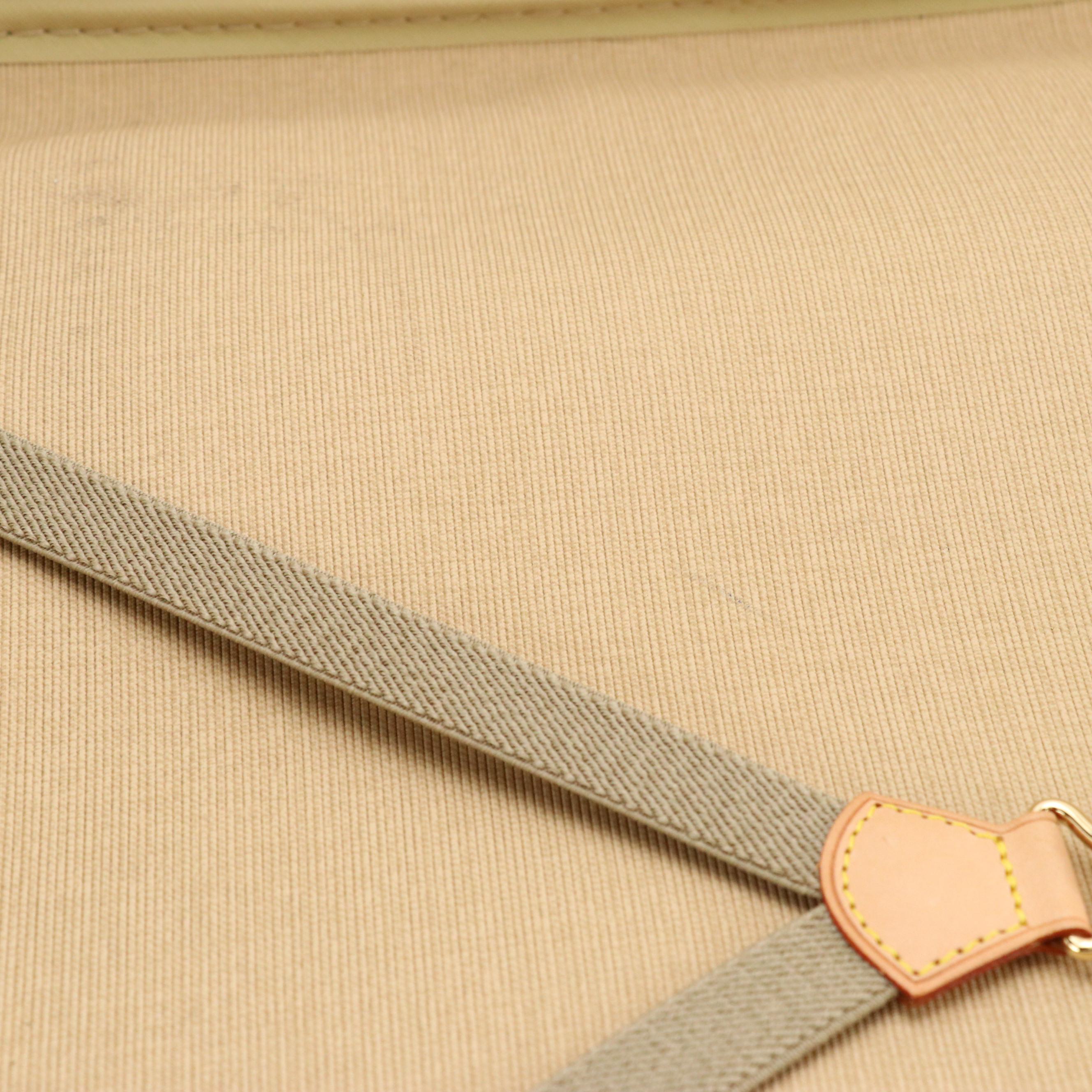 Louis Vuitton Satellite 70 Soft Suitcase in Monogram Canvas & Vachetta Leather