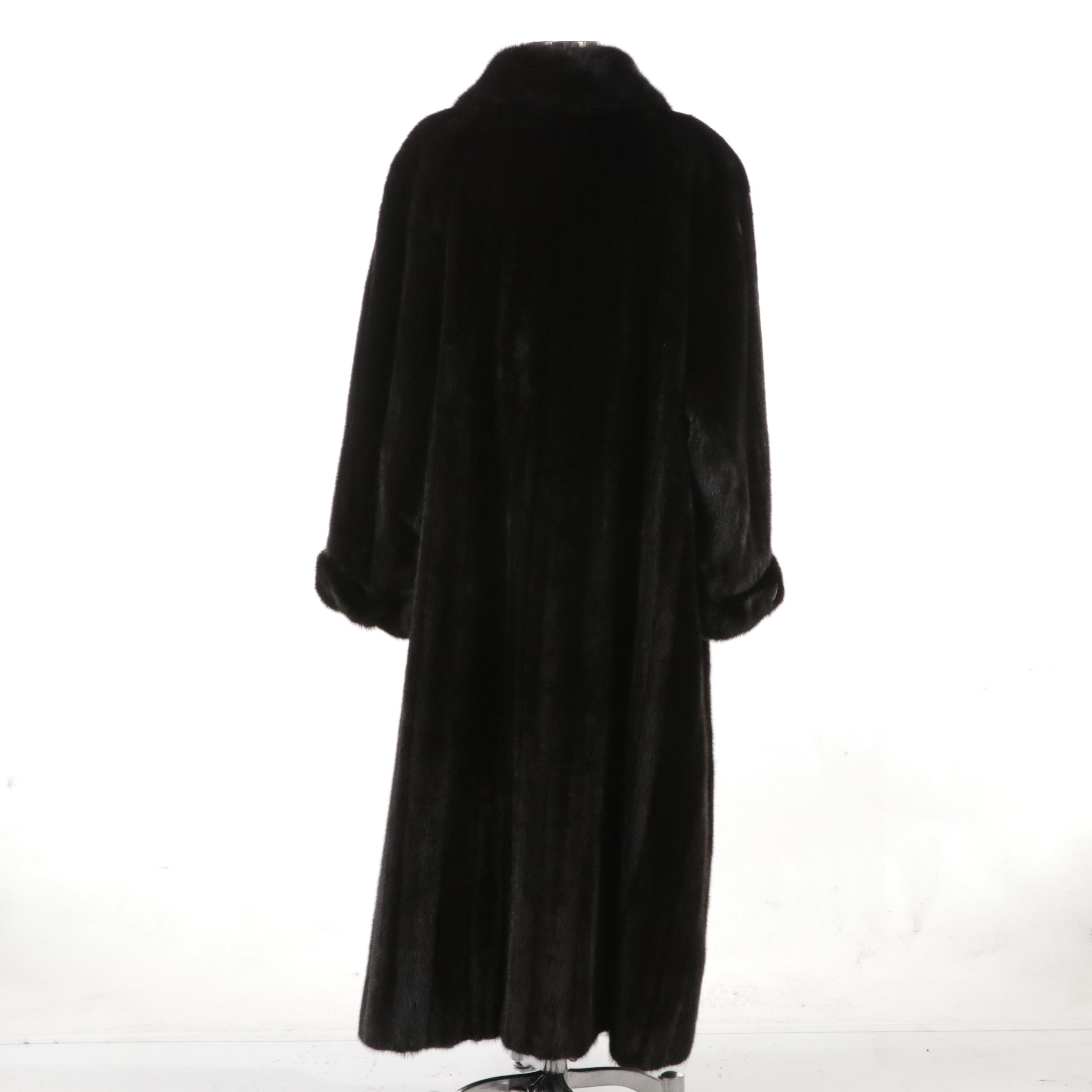Full Length Mink Fur Coat by Traeger Furs for Guy Laroche