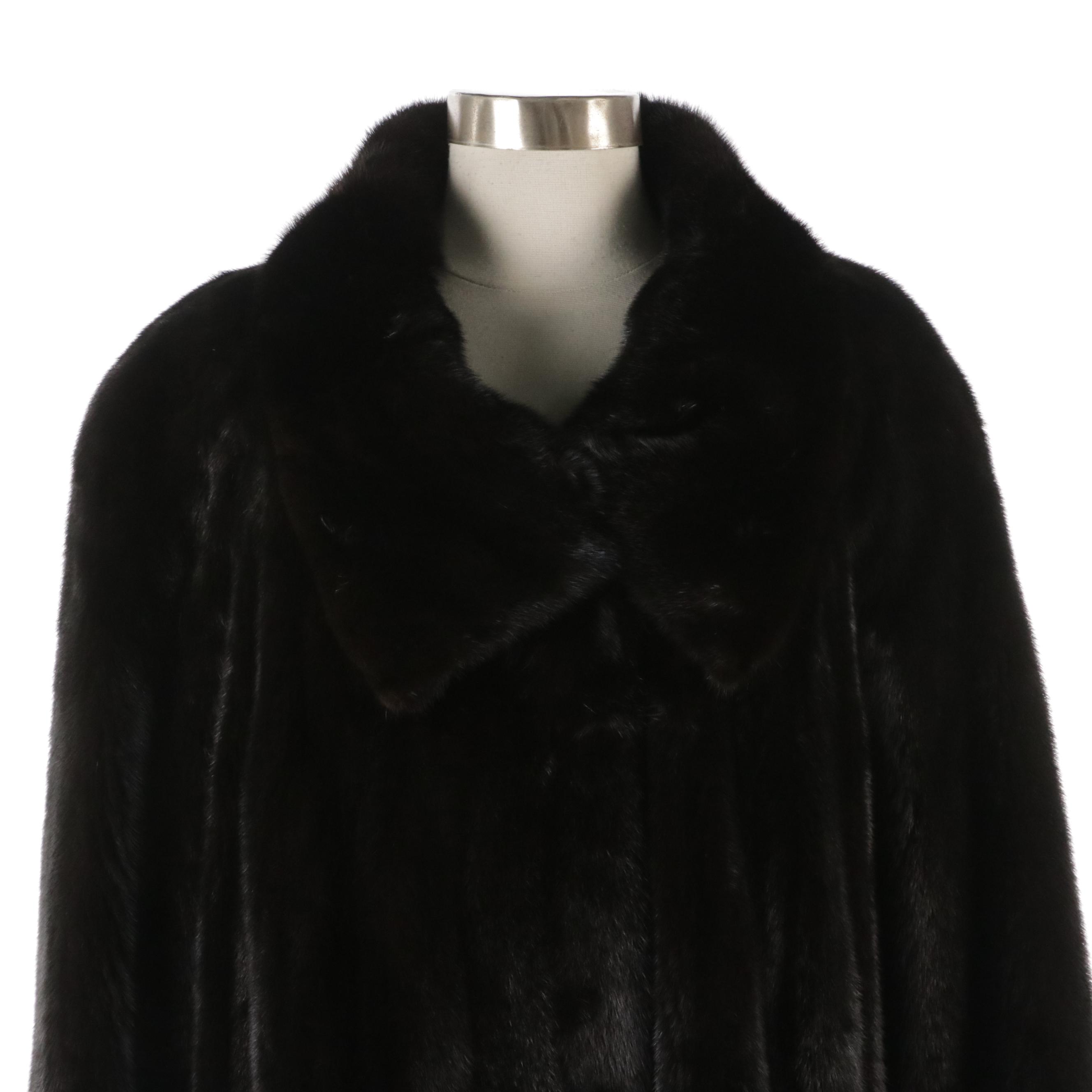 Full Length Mink Fur Coat by Traeger Furs for Guy Laroche
