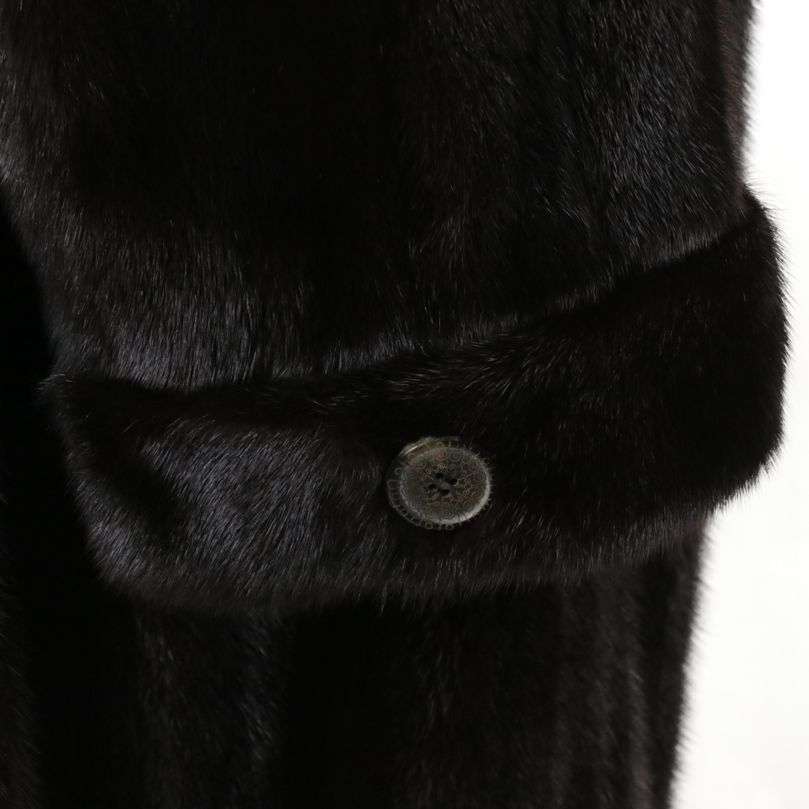 Full Length Mink Fur Coat by Traeger Furs for Guy Laroche