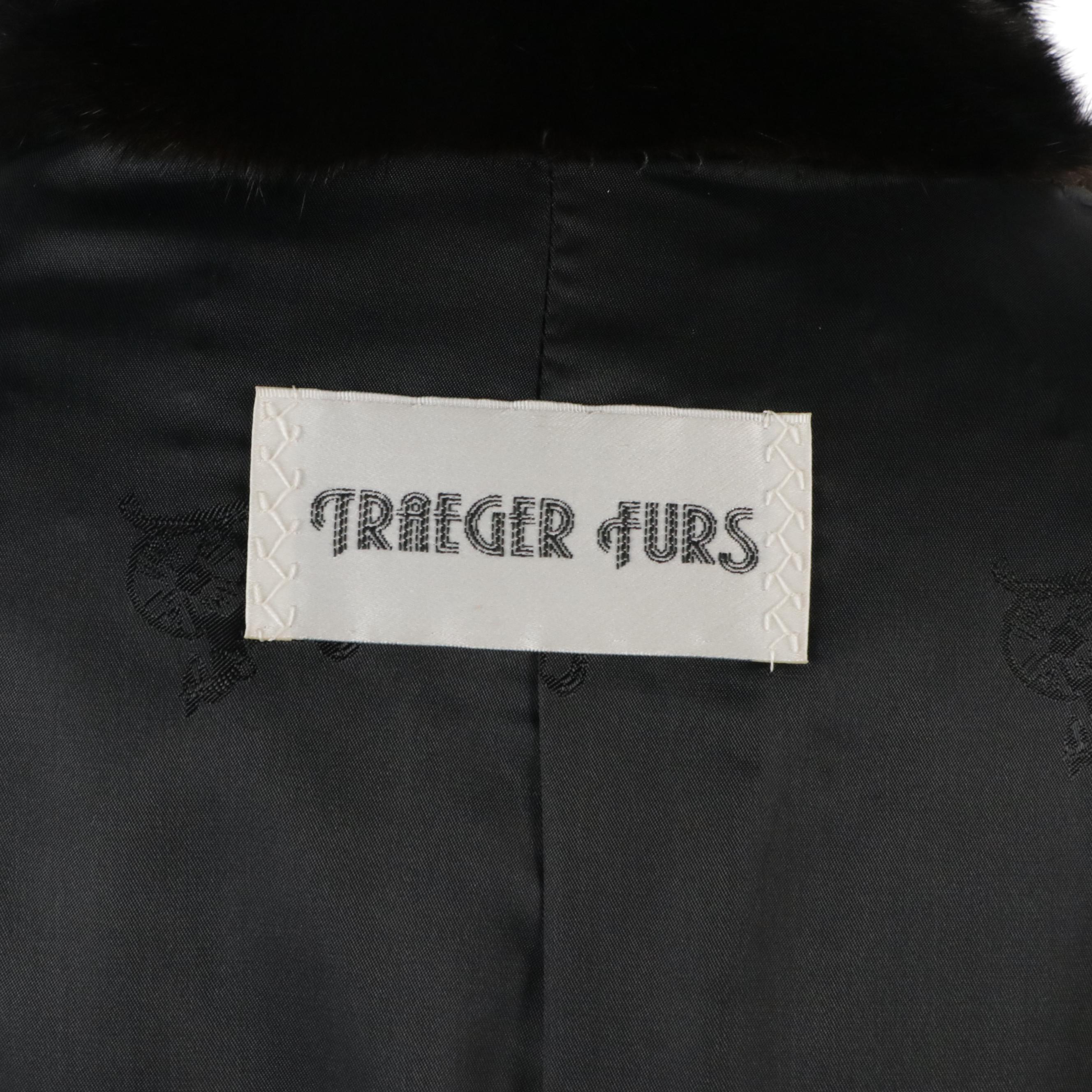 Full Length Mink Fur Coat by Traeger Furs for Guy Laroche