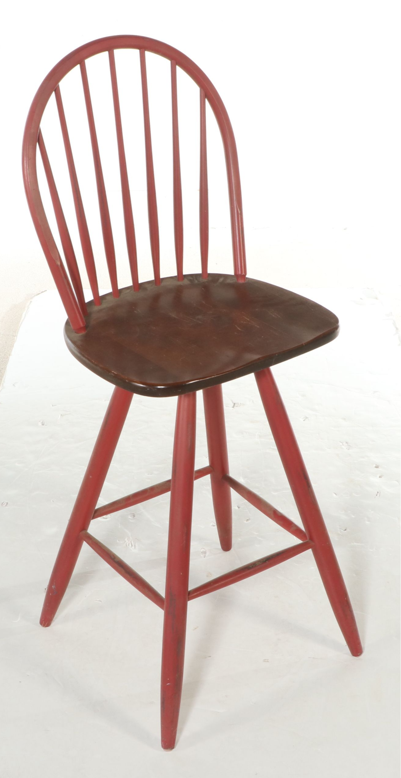 Three Windsor Bar Height Chairs with Table