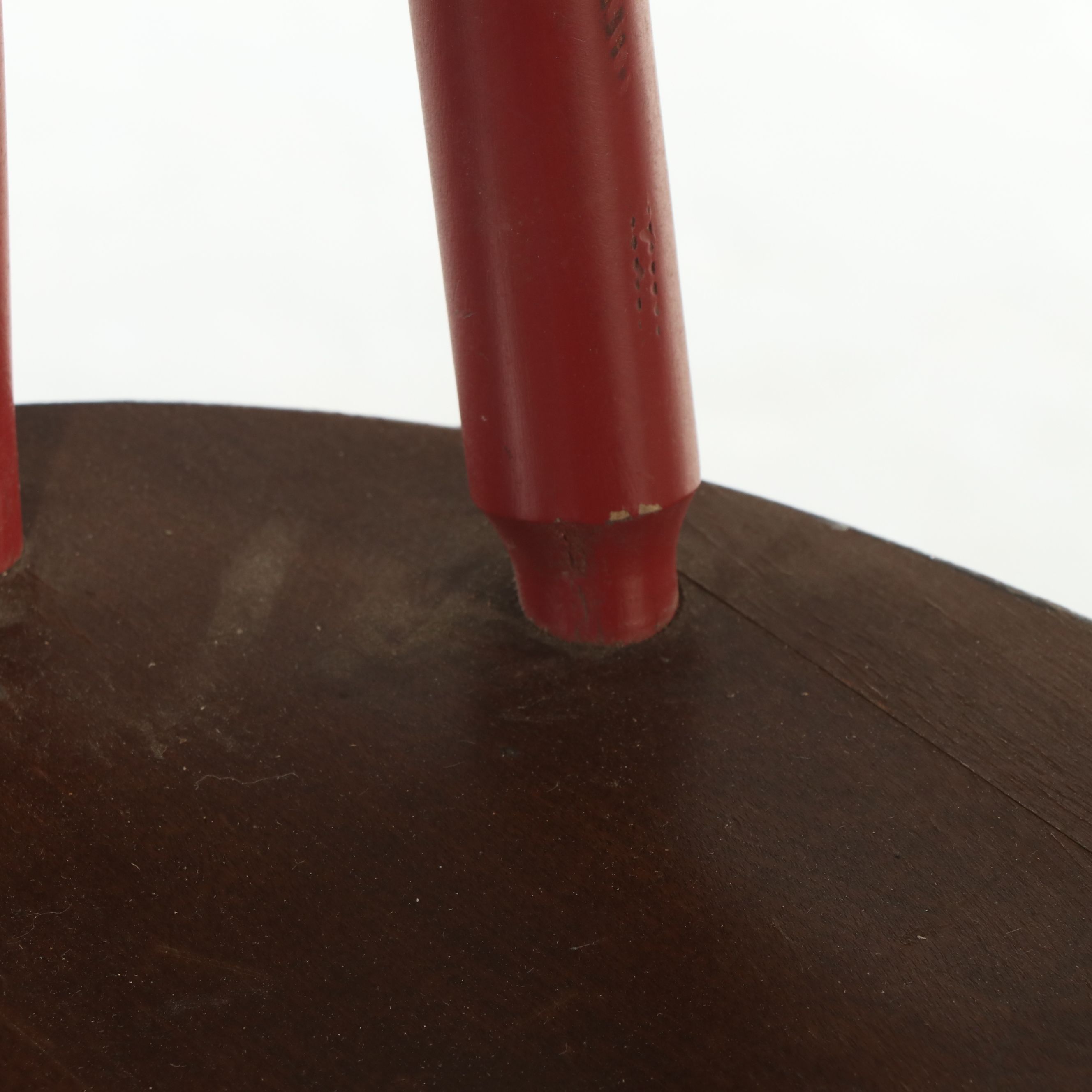 Three Windsor Bar Height Chairs with Table