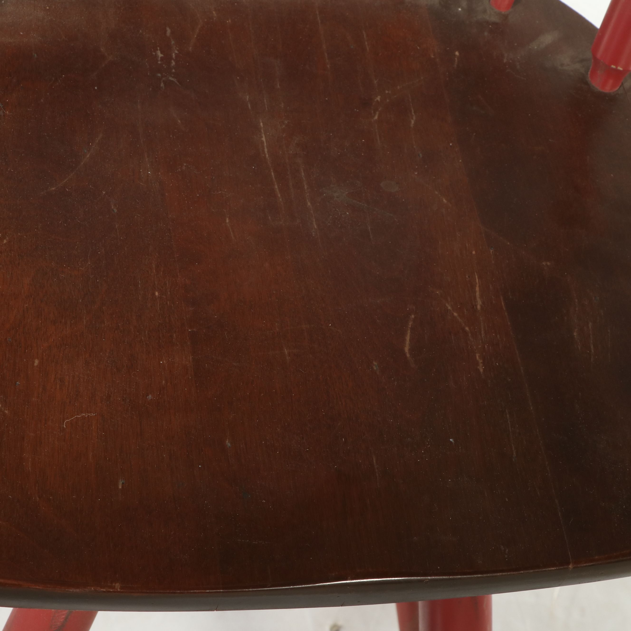 Three Windsor Bar Height Chairs with Table