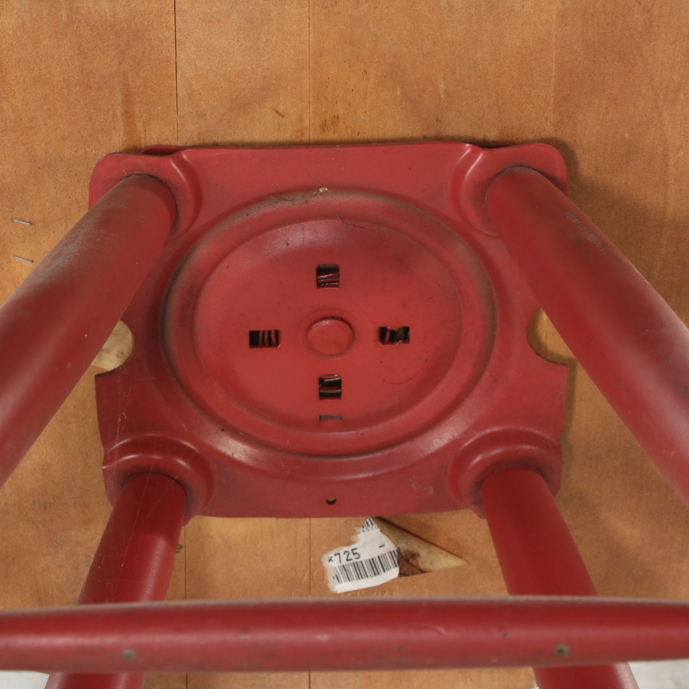 Three Windsor Bar Height Chairs with Table