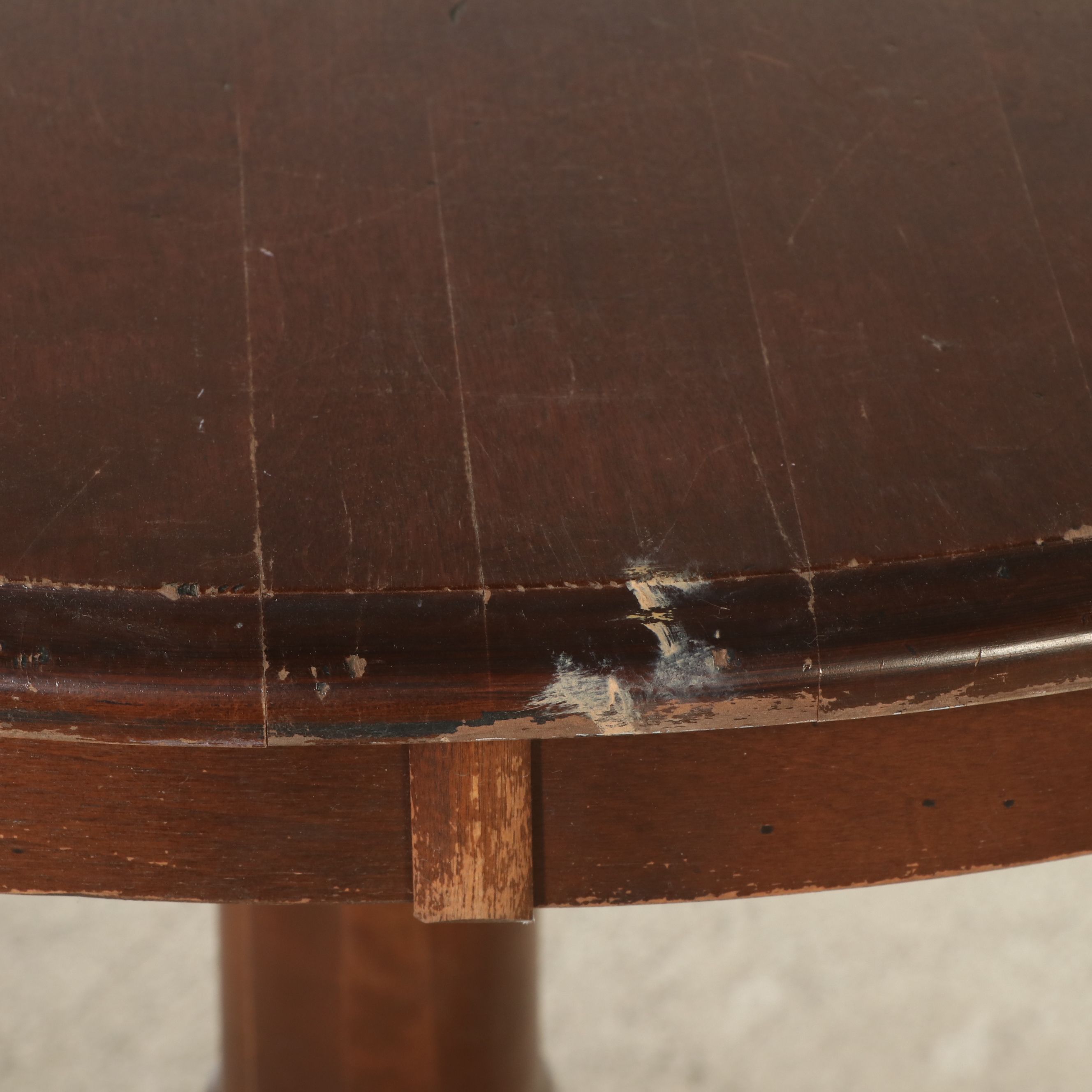 Three Windsor Bar Height Chairs with Table