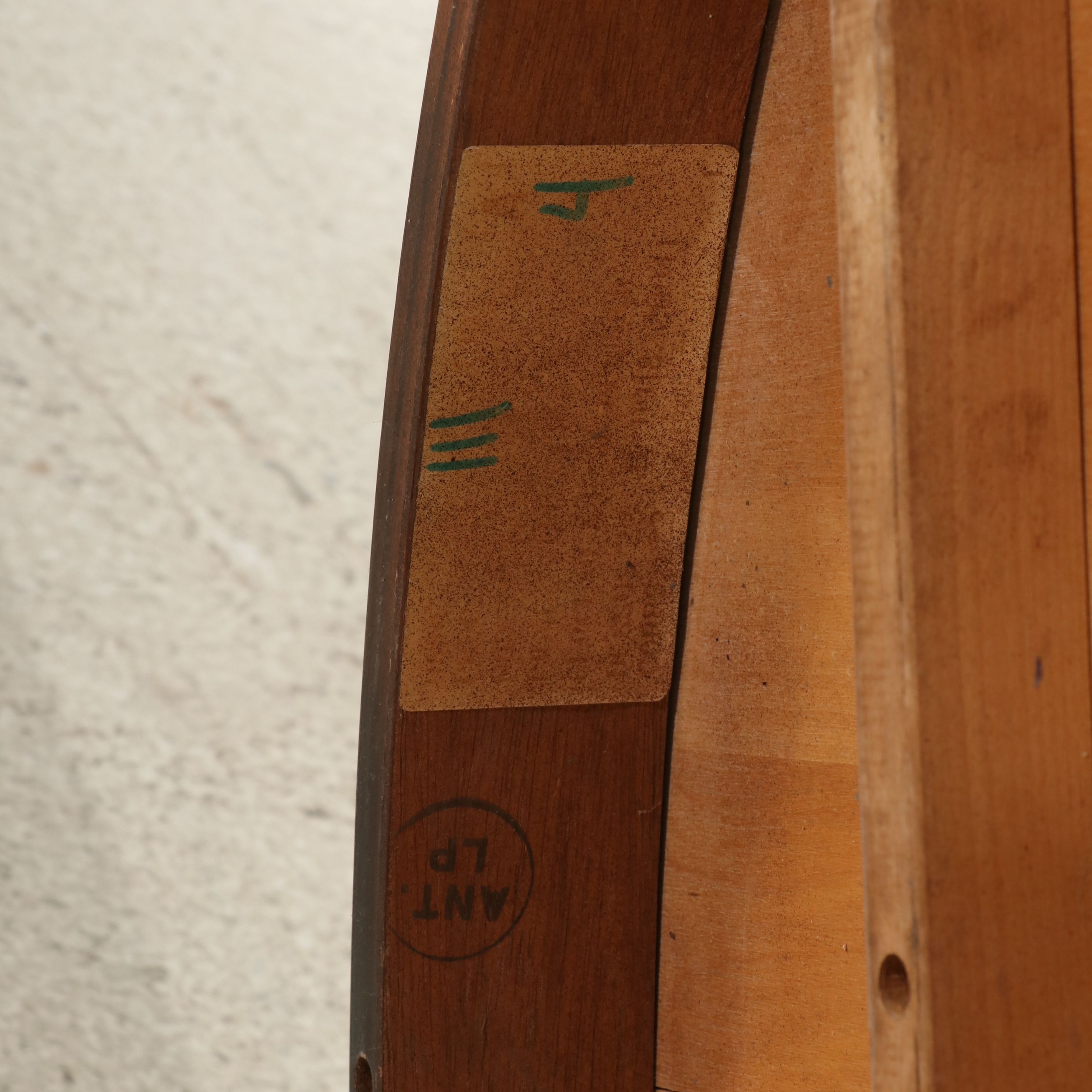 Three Windsor Bar Height Chairs with Table