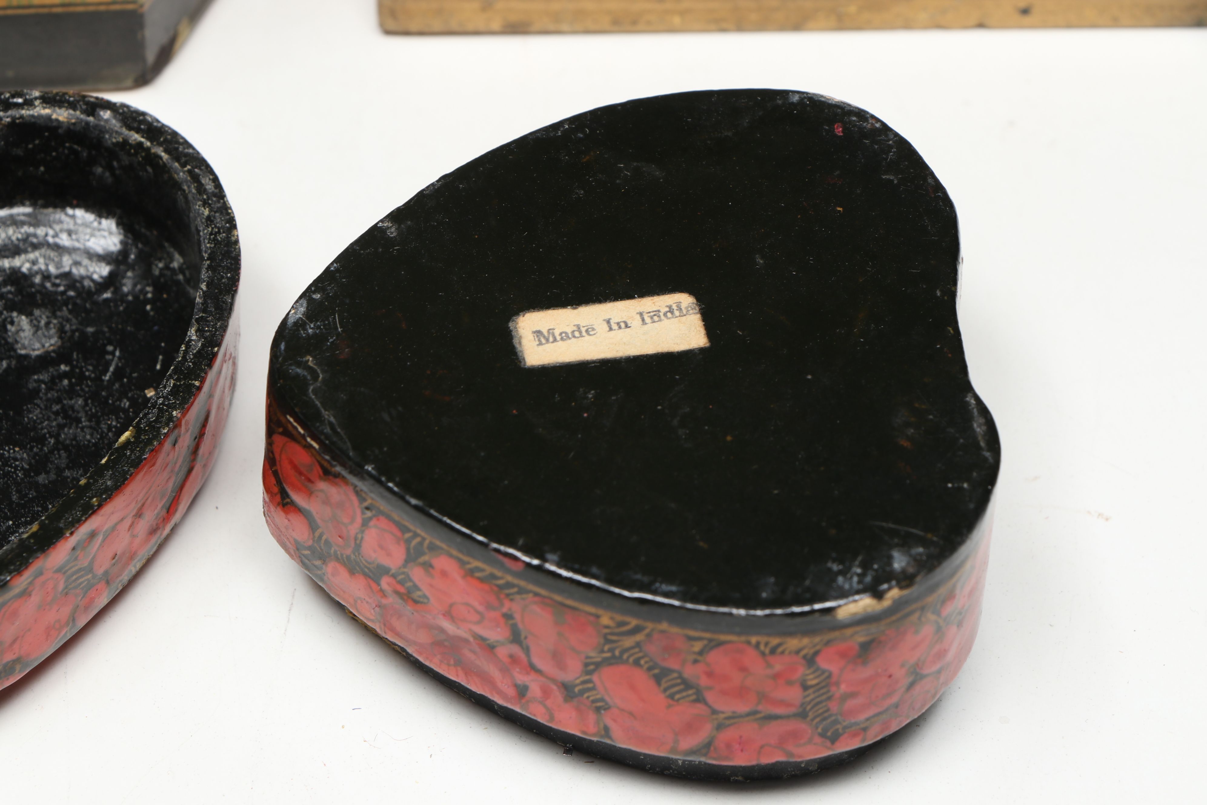 Wooden Inlaid Lacquerware Box with More Decorative Boxes