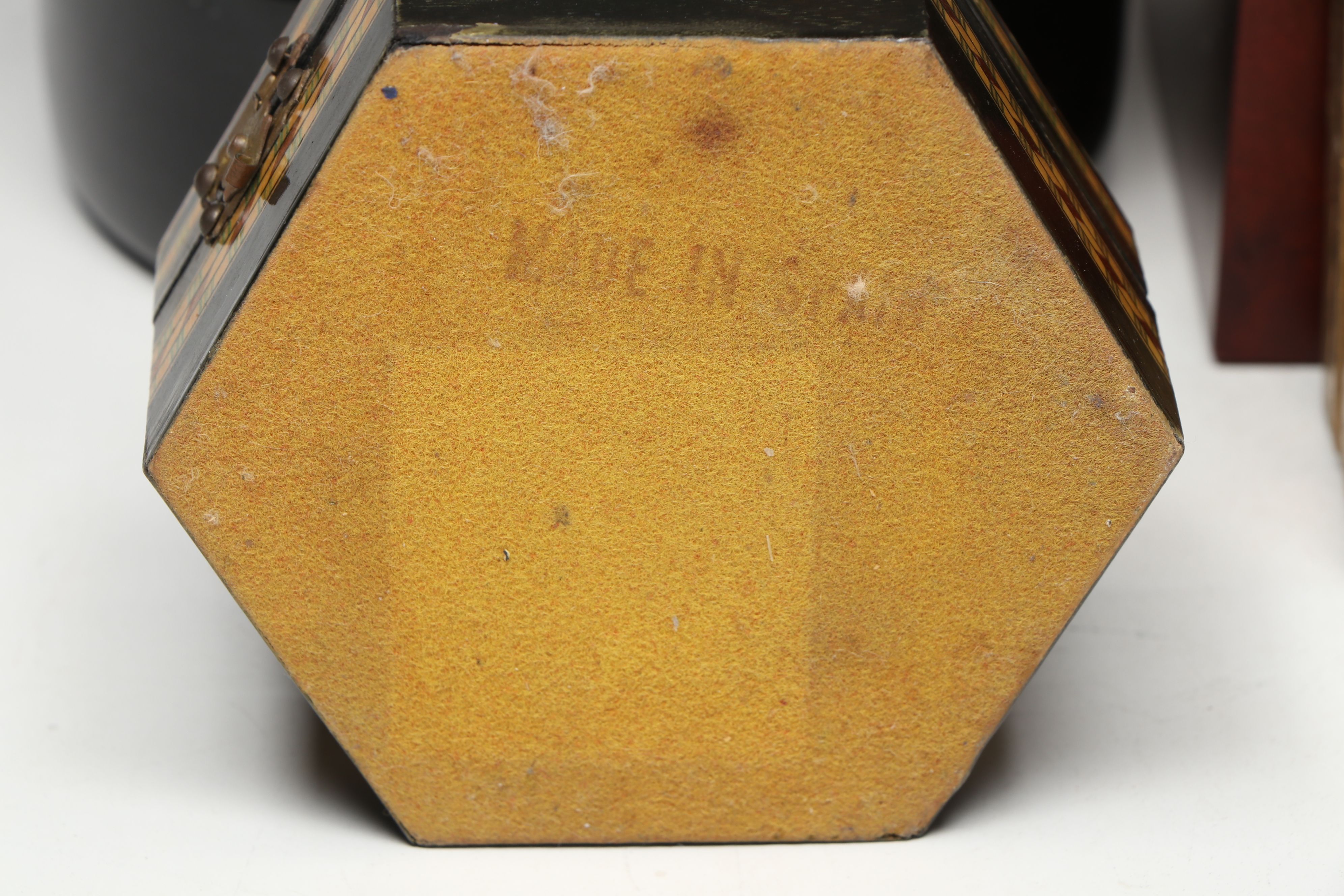 Wooden Inlaid Lacquerware Box with More Decorative Boxes