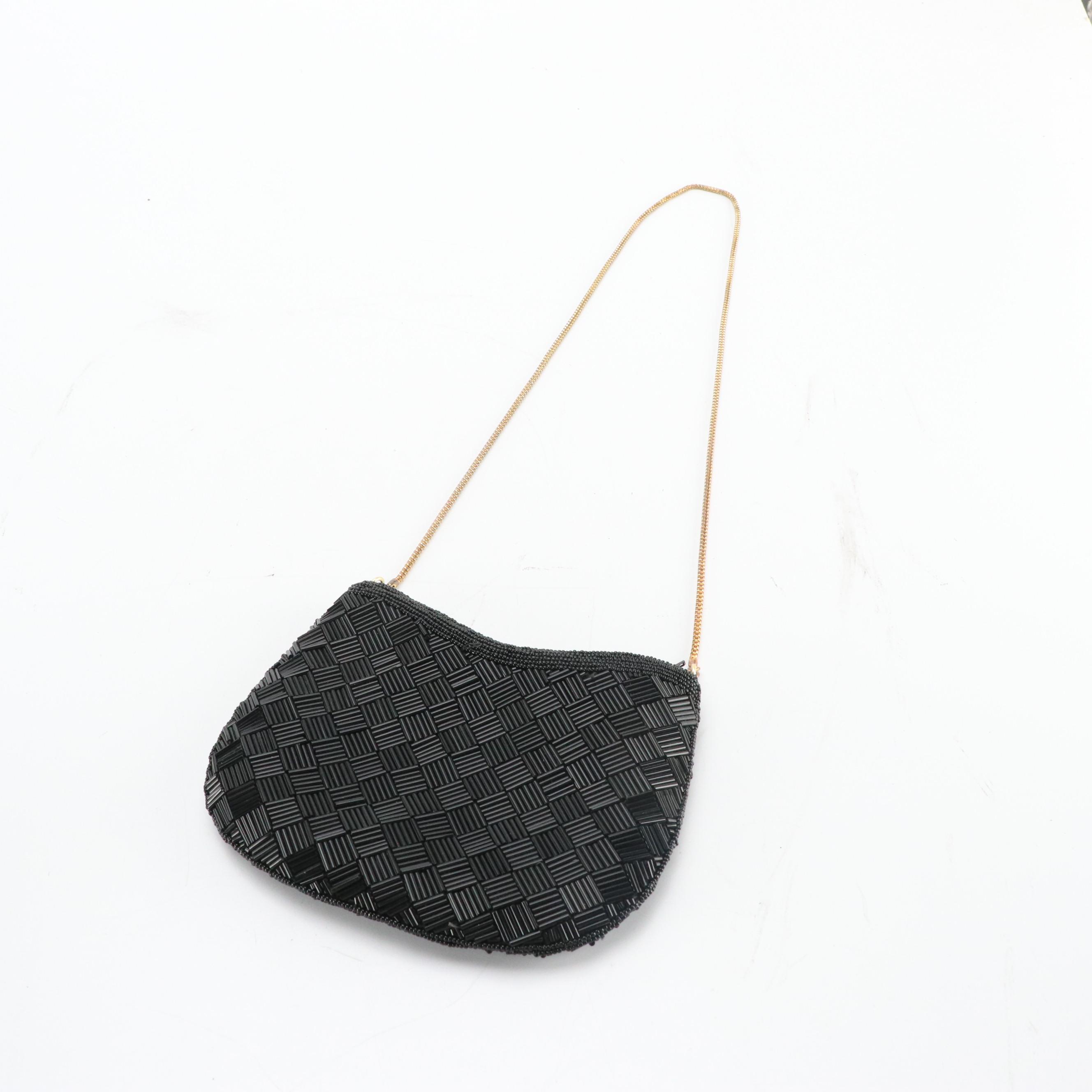 Walborg Bar Beaded Crossbody Bag, Neiman-Marcus Beaded Shell Clutch & More