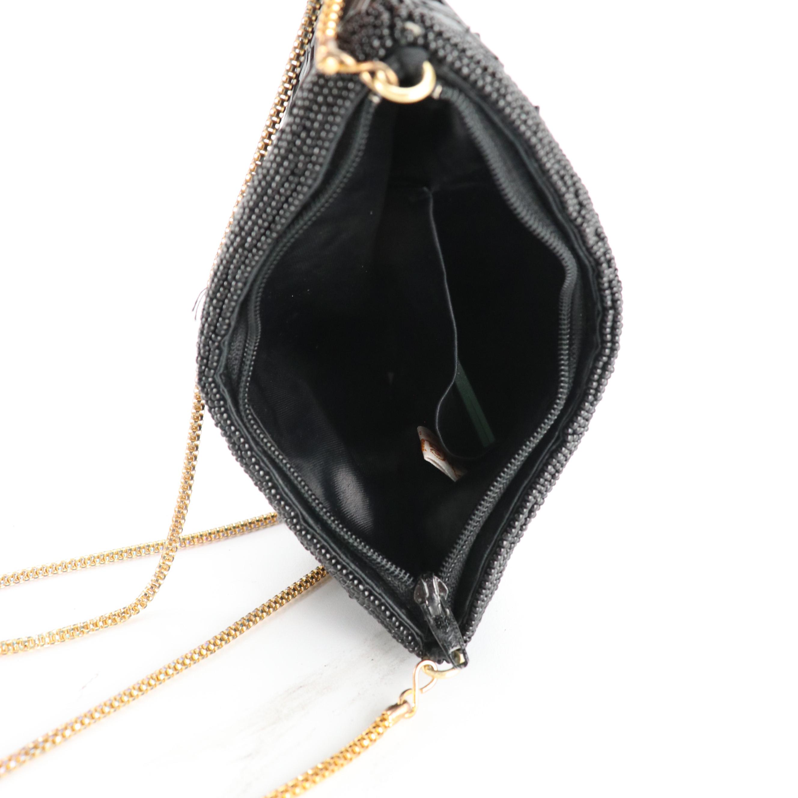 Walborg Bar Beaded Crossbody Bag, Neiman-Marcus Beaded Shell Clutch & More